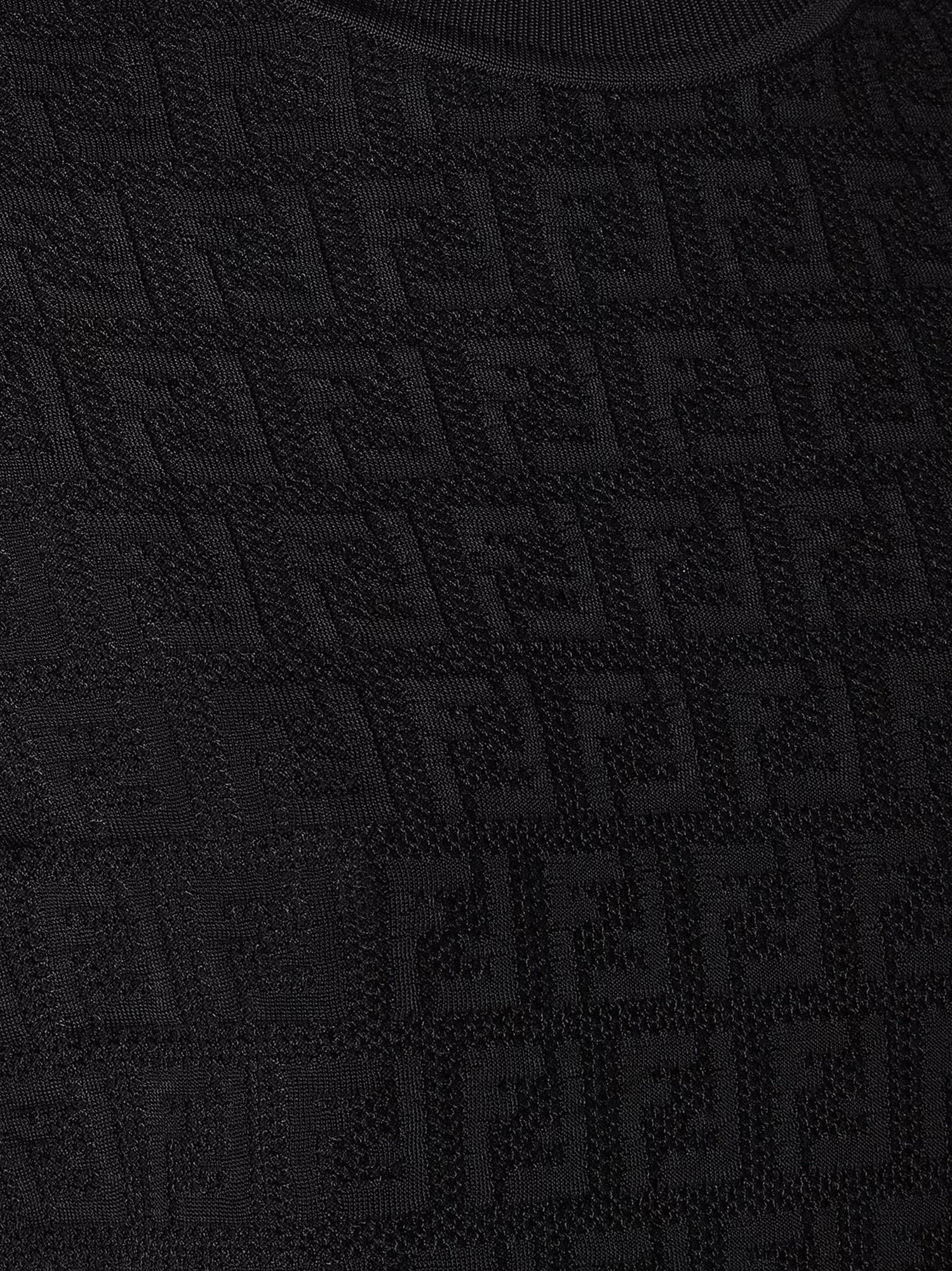 Fendi Sweaters Black Cotone Viscosa