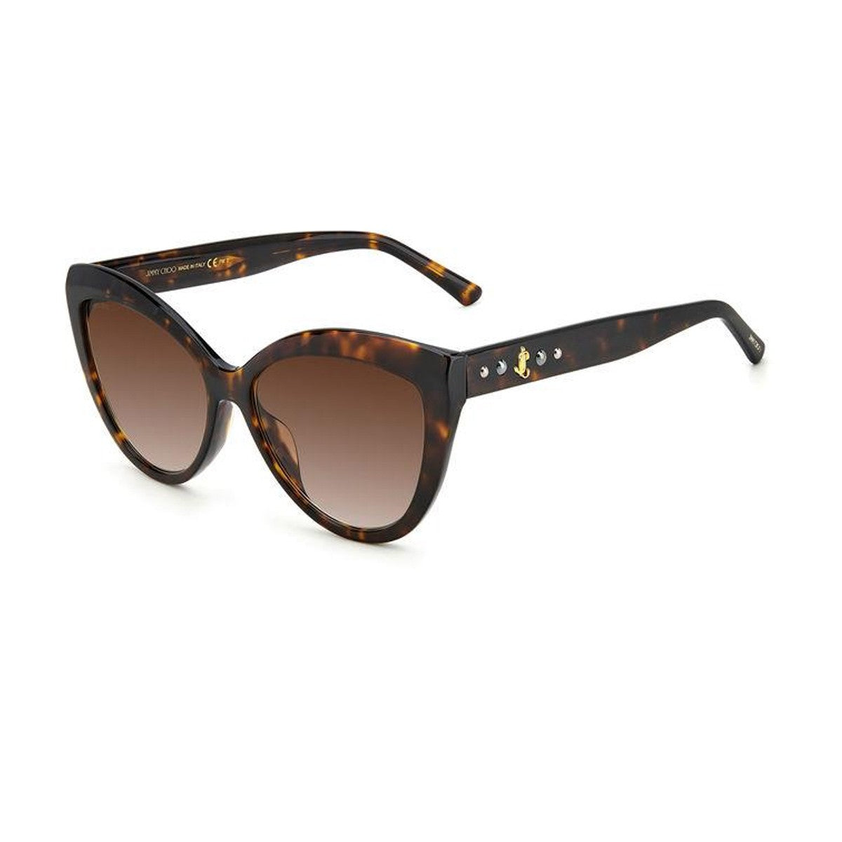 Jimmy Choo Sinnie-G-S Brown Celluloide Sunglasses