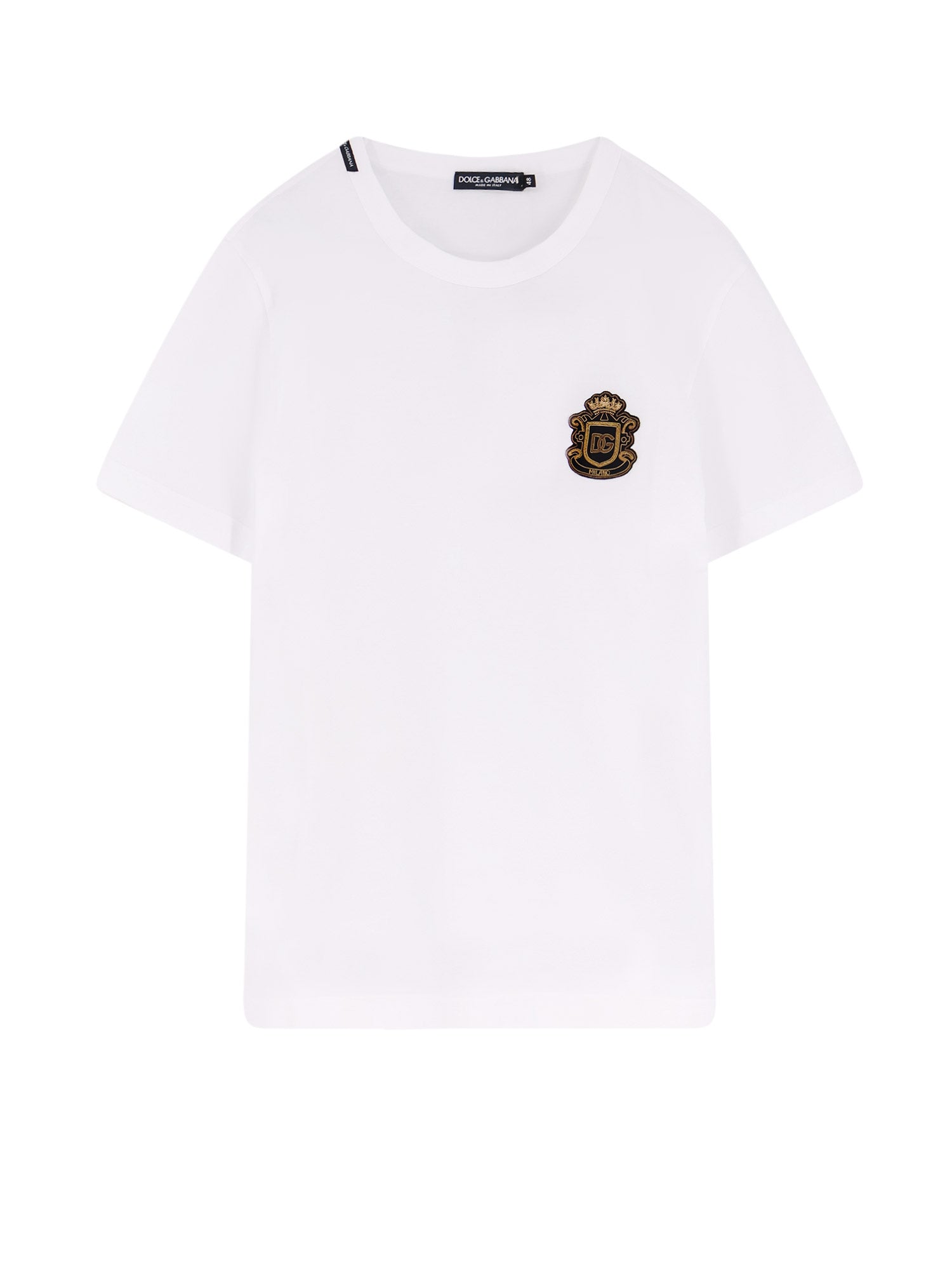 Dolce & Gabbana T-shirts and Polos White Cotone