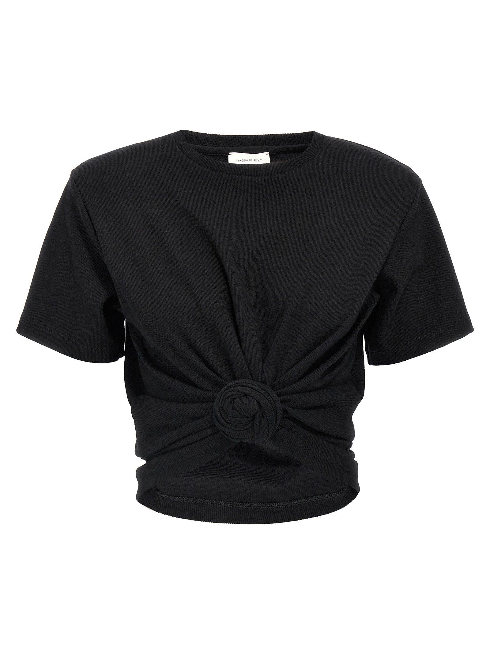 01 T-shirt Black Cotton