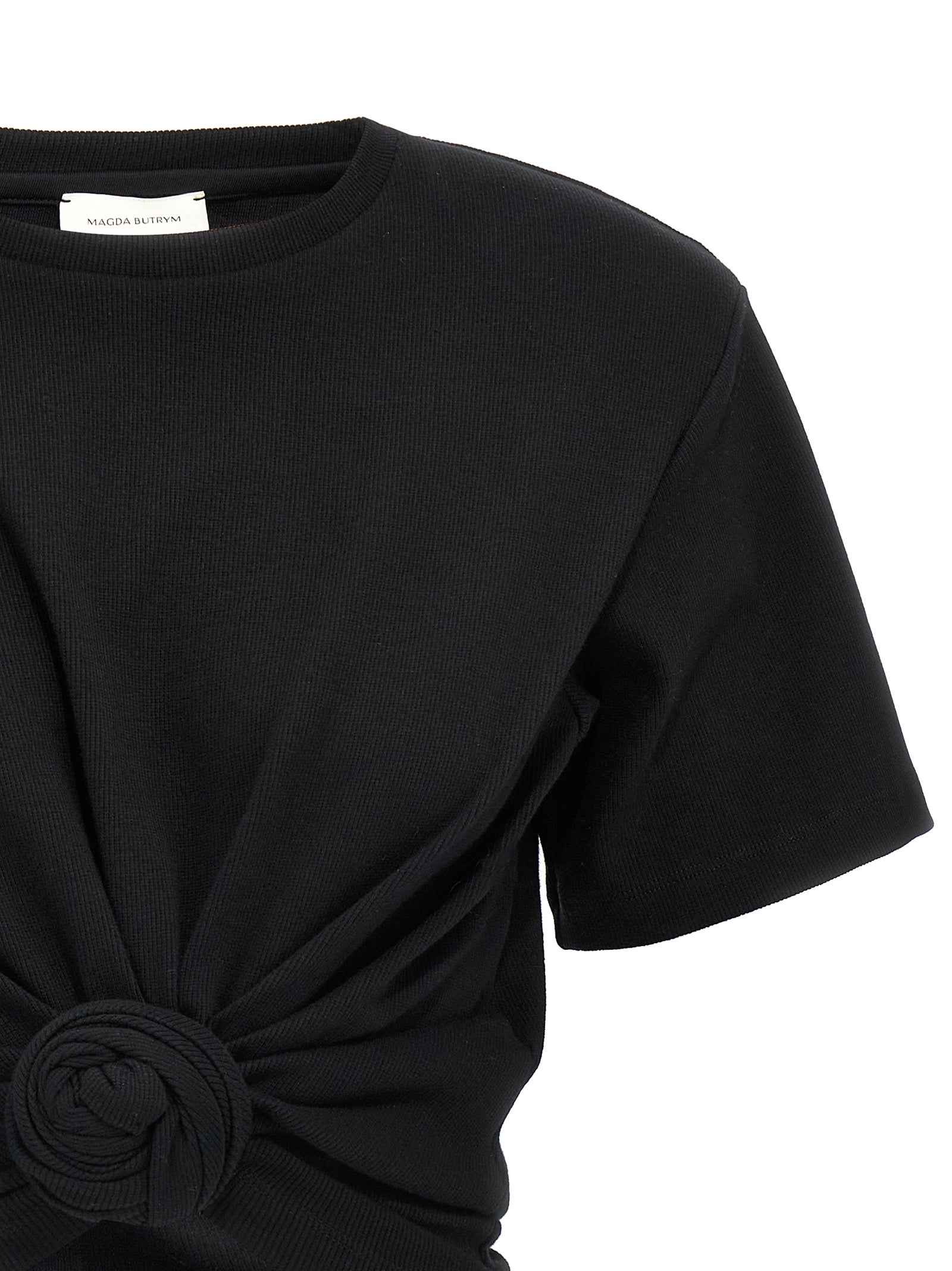 01 T-shirt Black Cotton