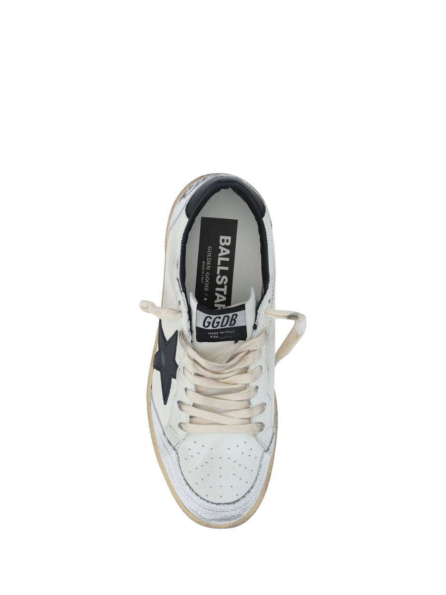 Ball Star Sneakers White And Black White/black Trainers