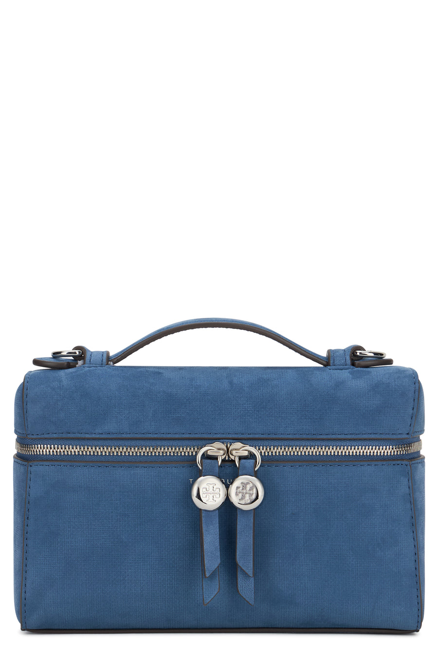 Handbag Romy Nubuck Soft Blue Cow Hide Handbags