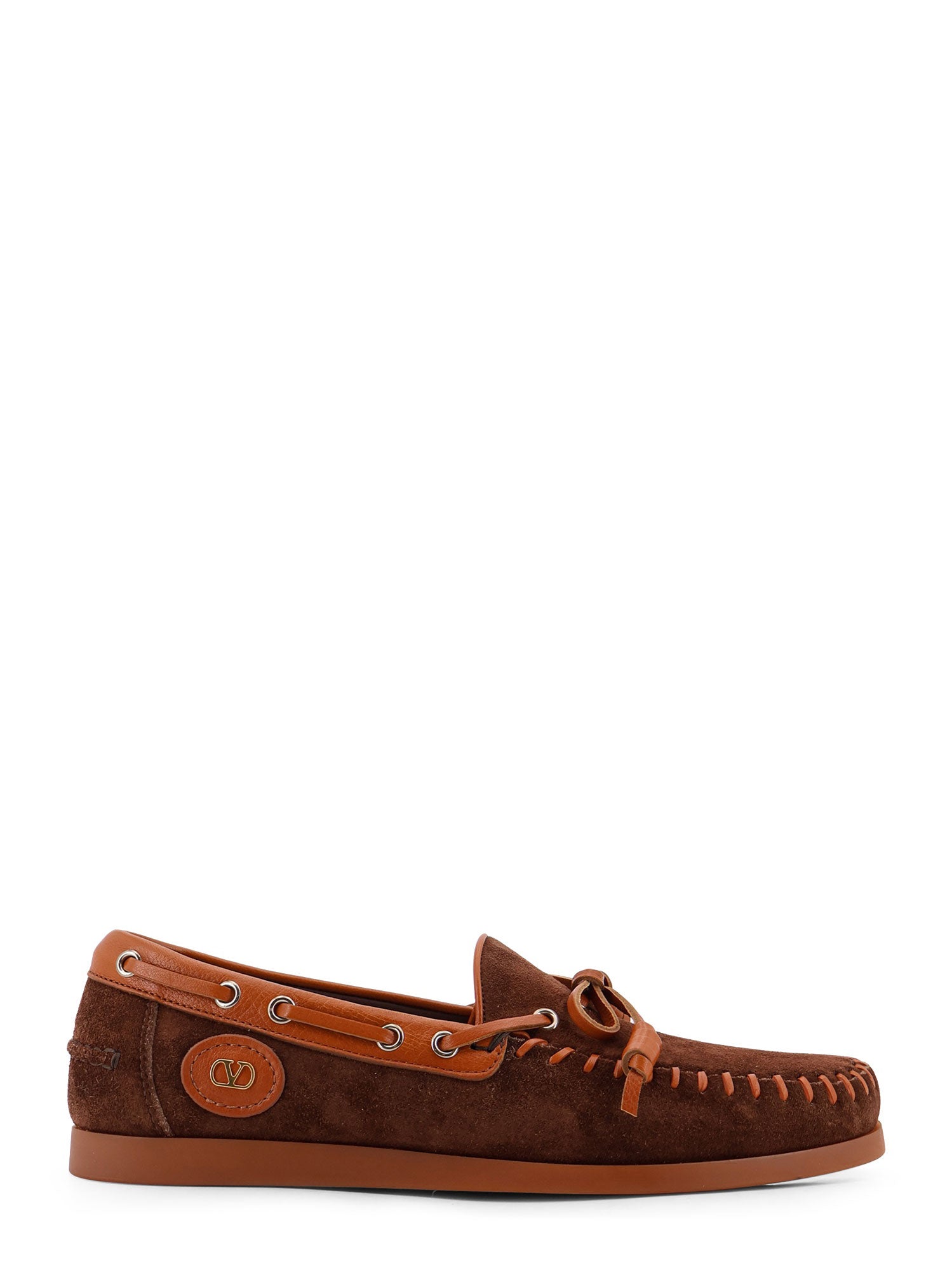 Valentino Garavani Flat shoes Bark Brown Roasted Pecan Pelle