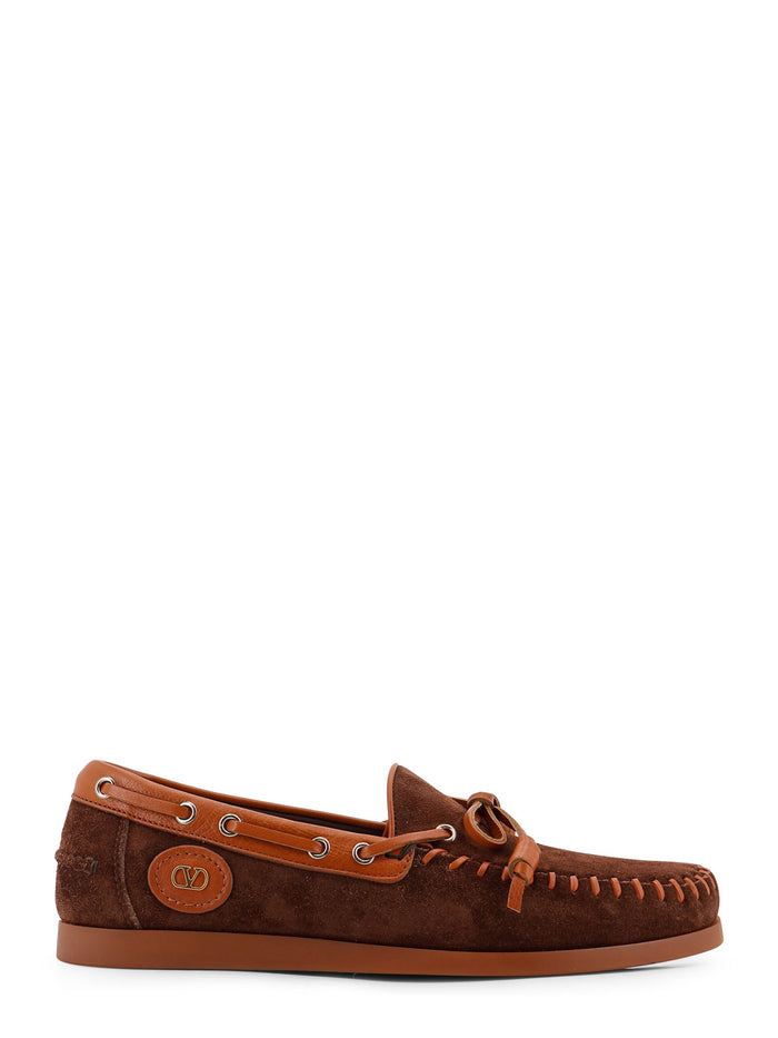 Valentino Garavani Flat shoes Bark Brown Roasted Pecan Pelle