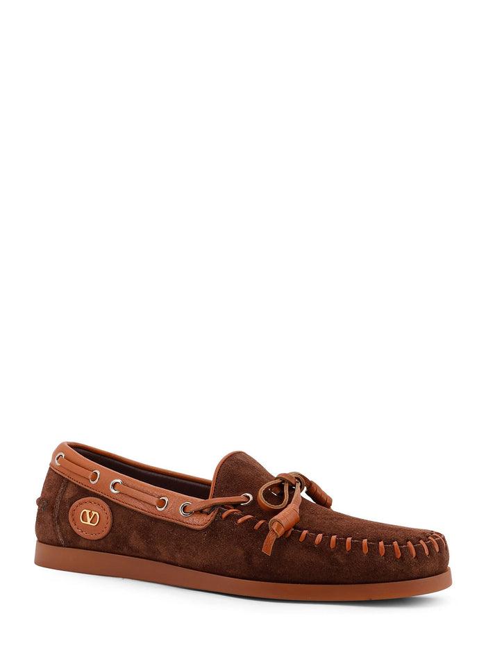 Valentino Garavani Flat shoes Bark Brown Roasted Pecan Pelle