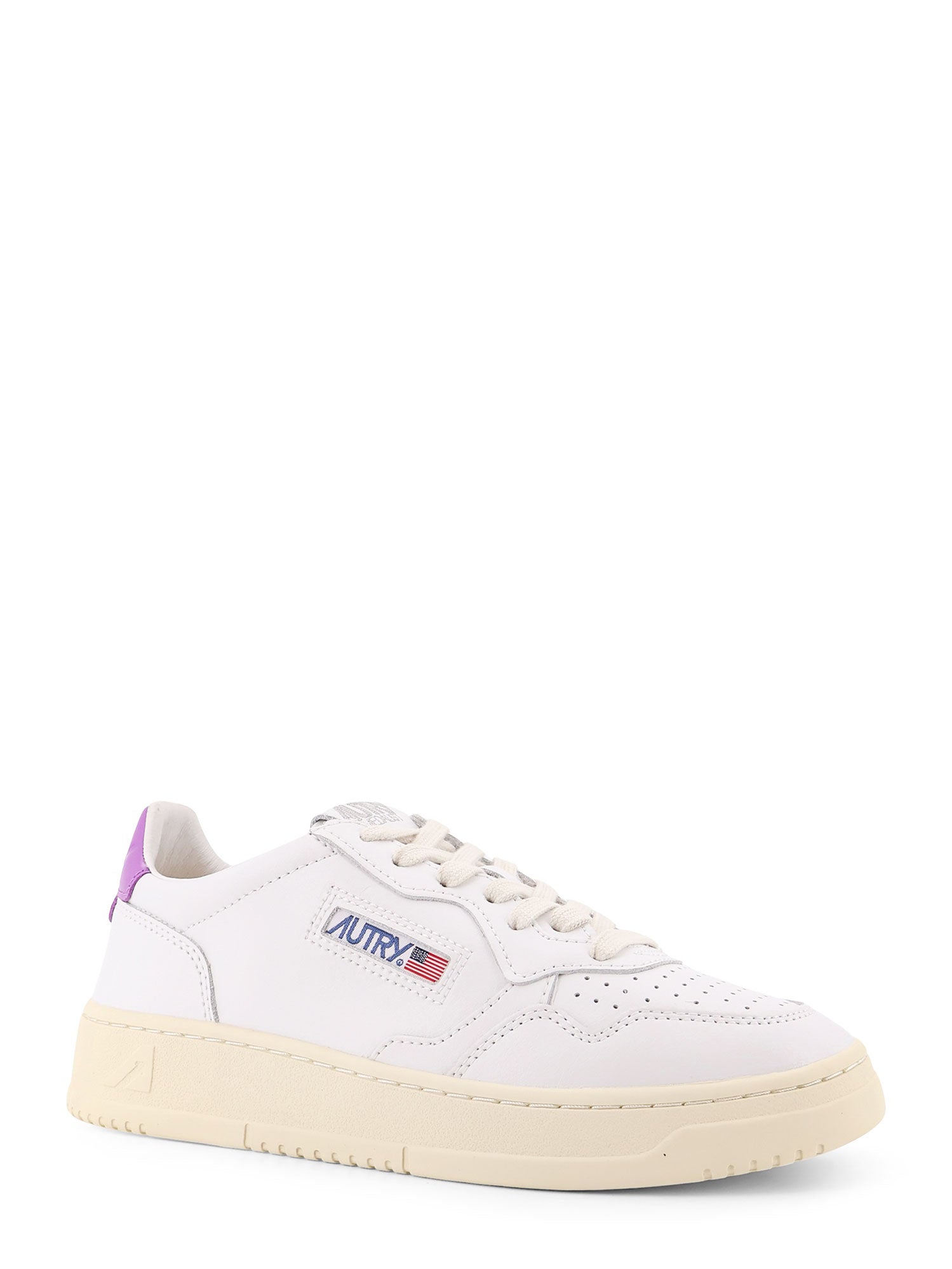 AUTRY Sneakers Bianco Viola Pelle