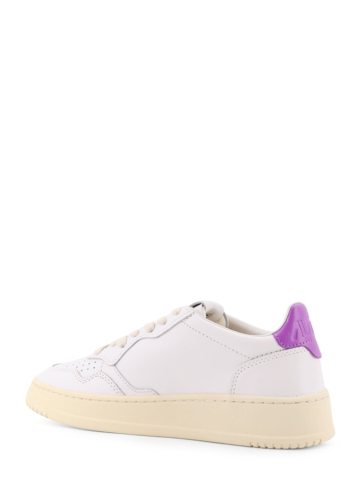 AUTRY Sneakers Bianco Viola Pelle