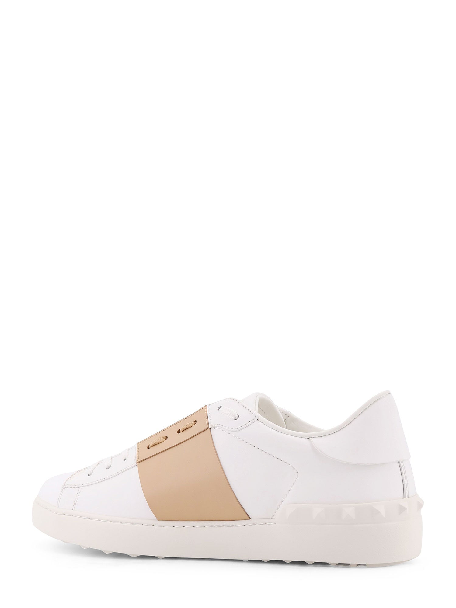 Valentino Garavani Sneakers Bianco Beige Pelle