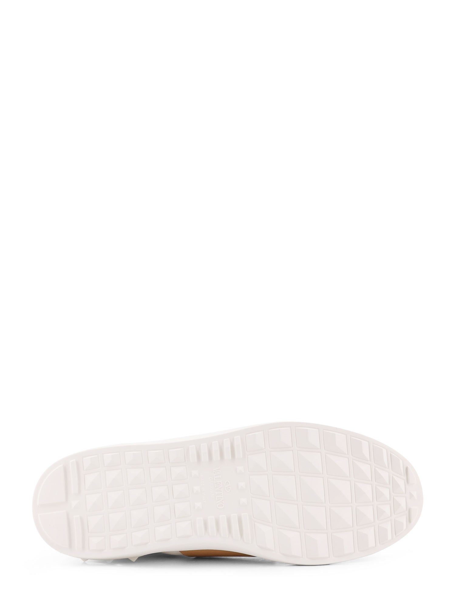 Valentino Garavani Sneakers Bianco Beige Pelle
