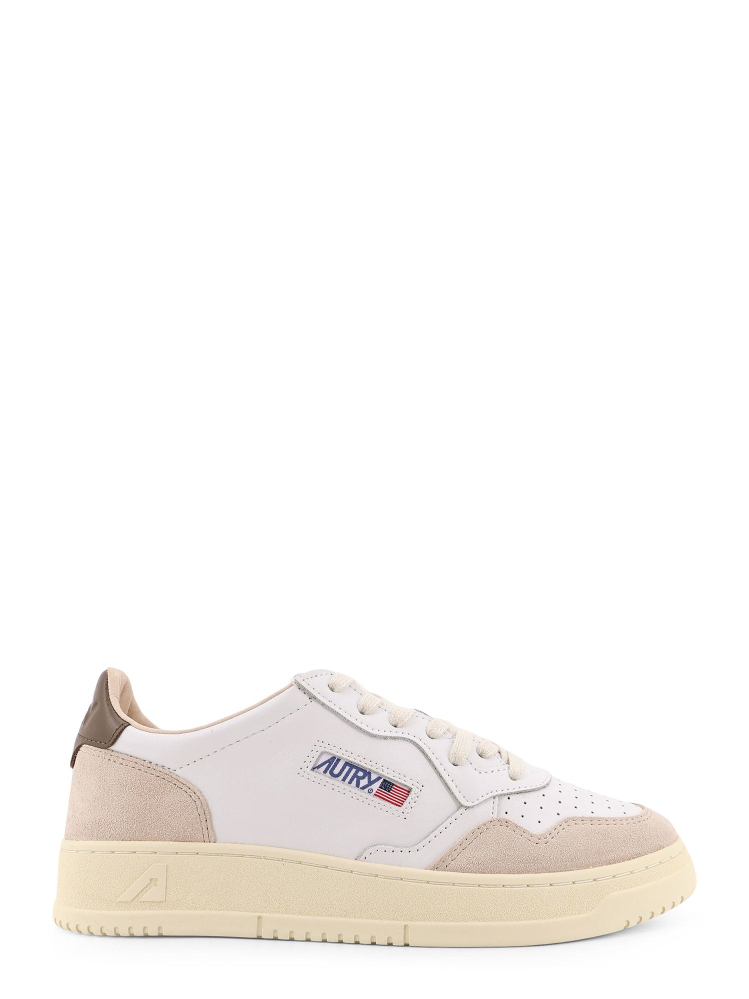 Autry Sneakers Bianco Beige Pelle