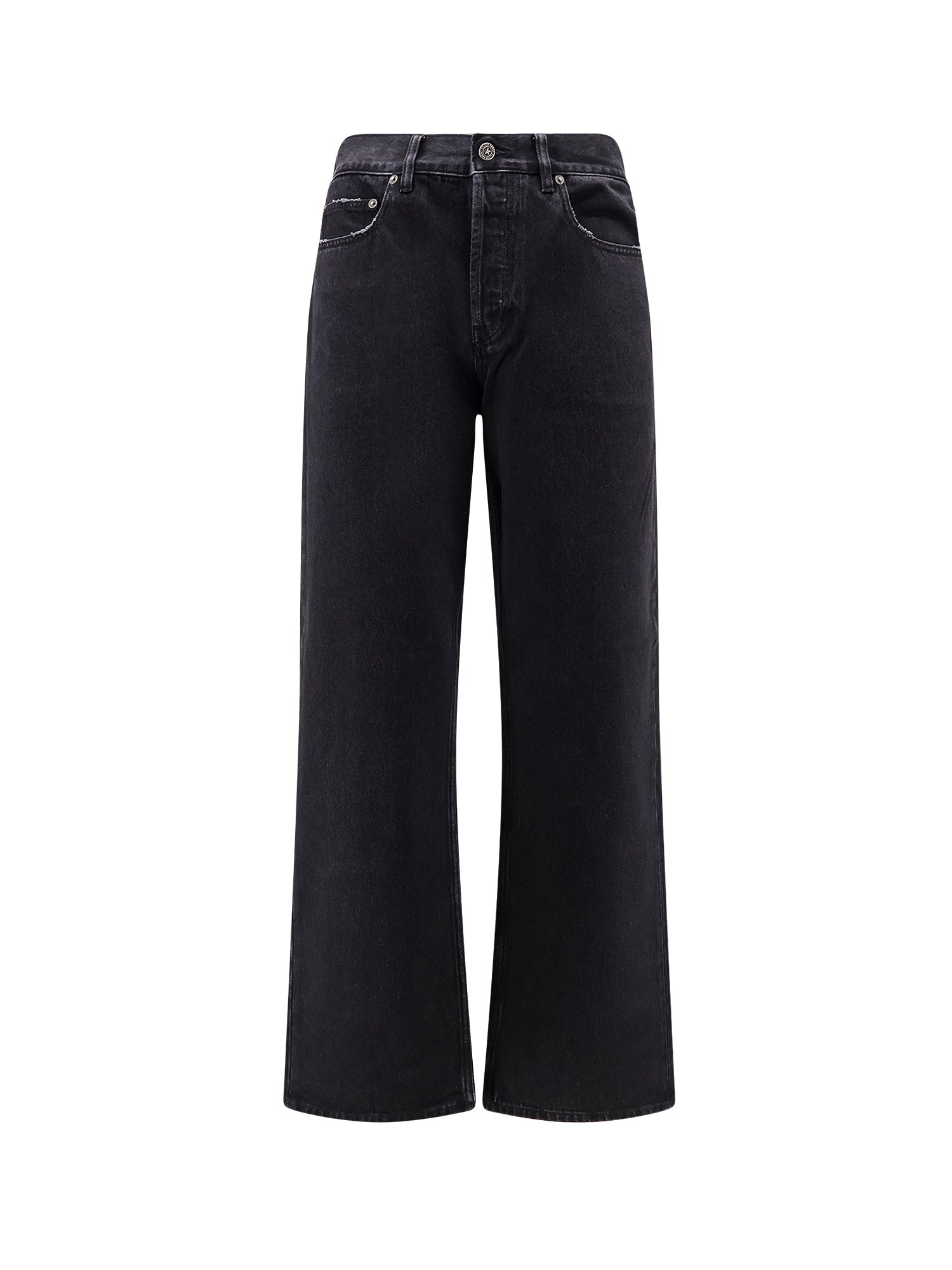 Golden Goose Jeans Black Cotone