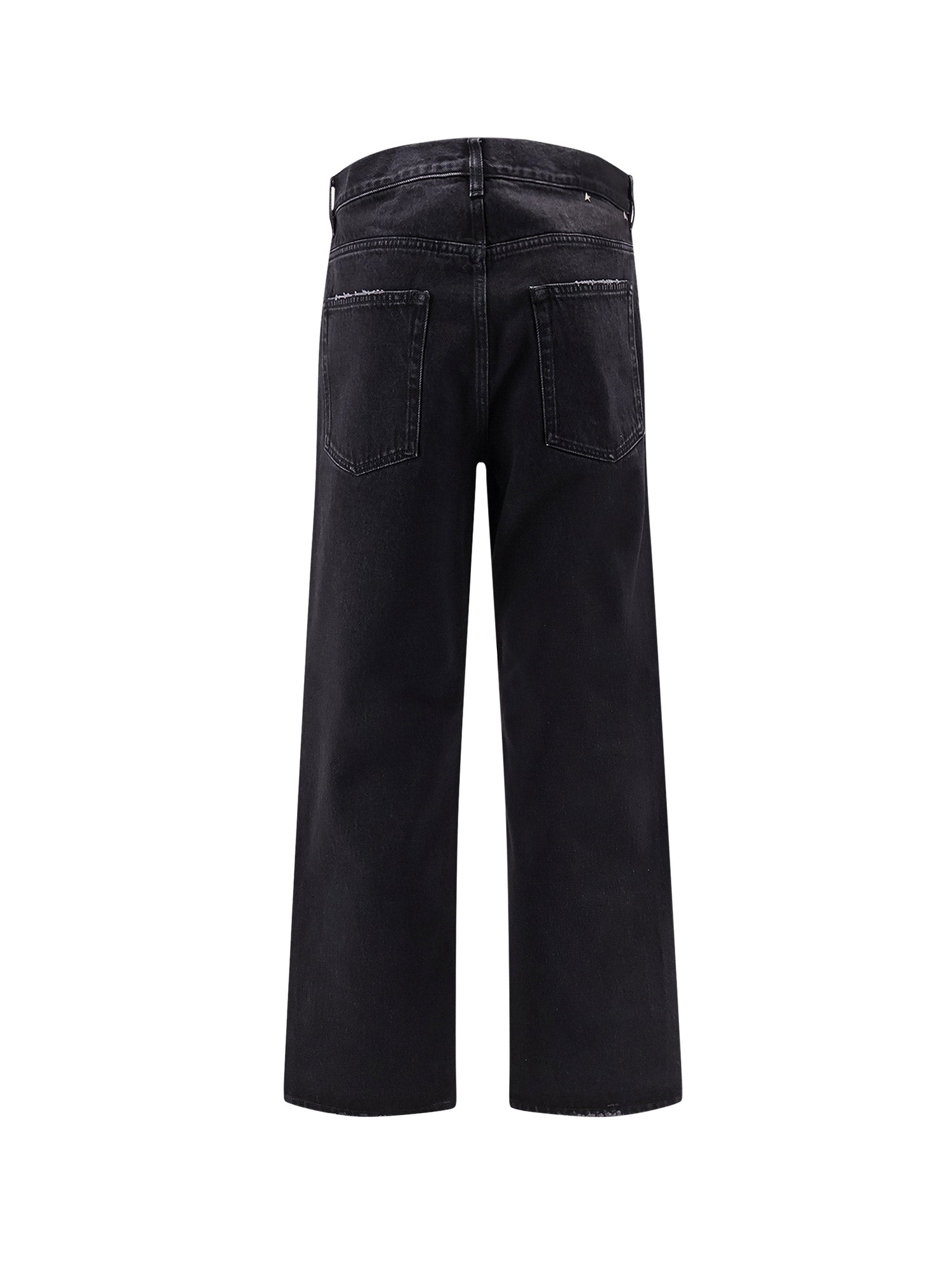 Golden Goose Jeans Black Cotone