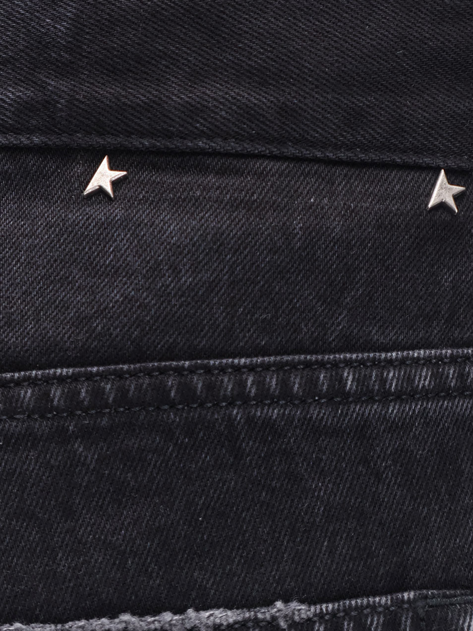 Golden Goose Jeans Black Cotone