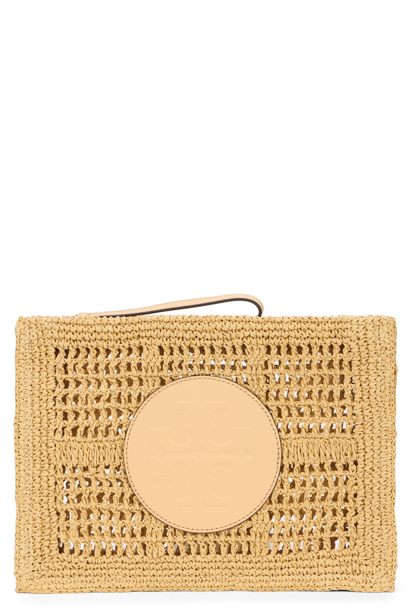 Pouch Ella Crochet Natural Raffia Clutch Bags