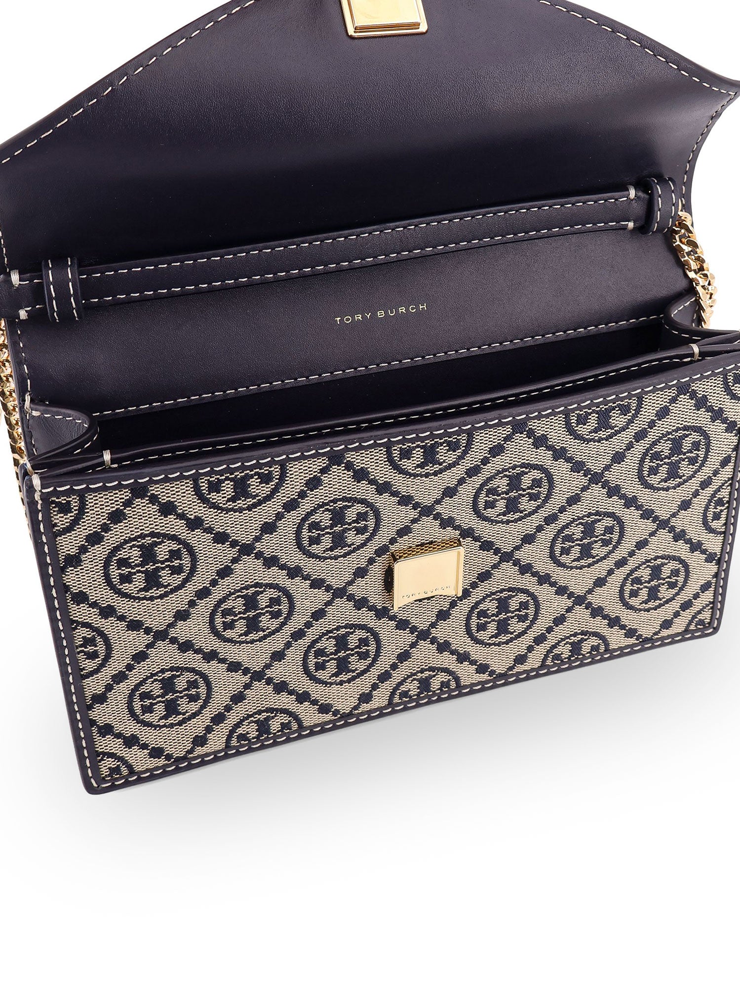 Tory Burch Wallets Blue Cotone Poliestere