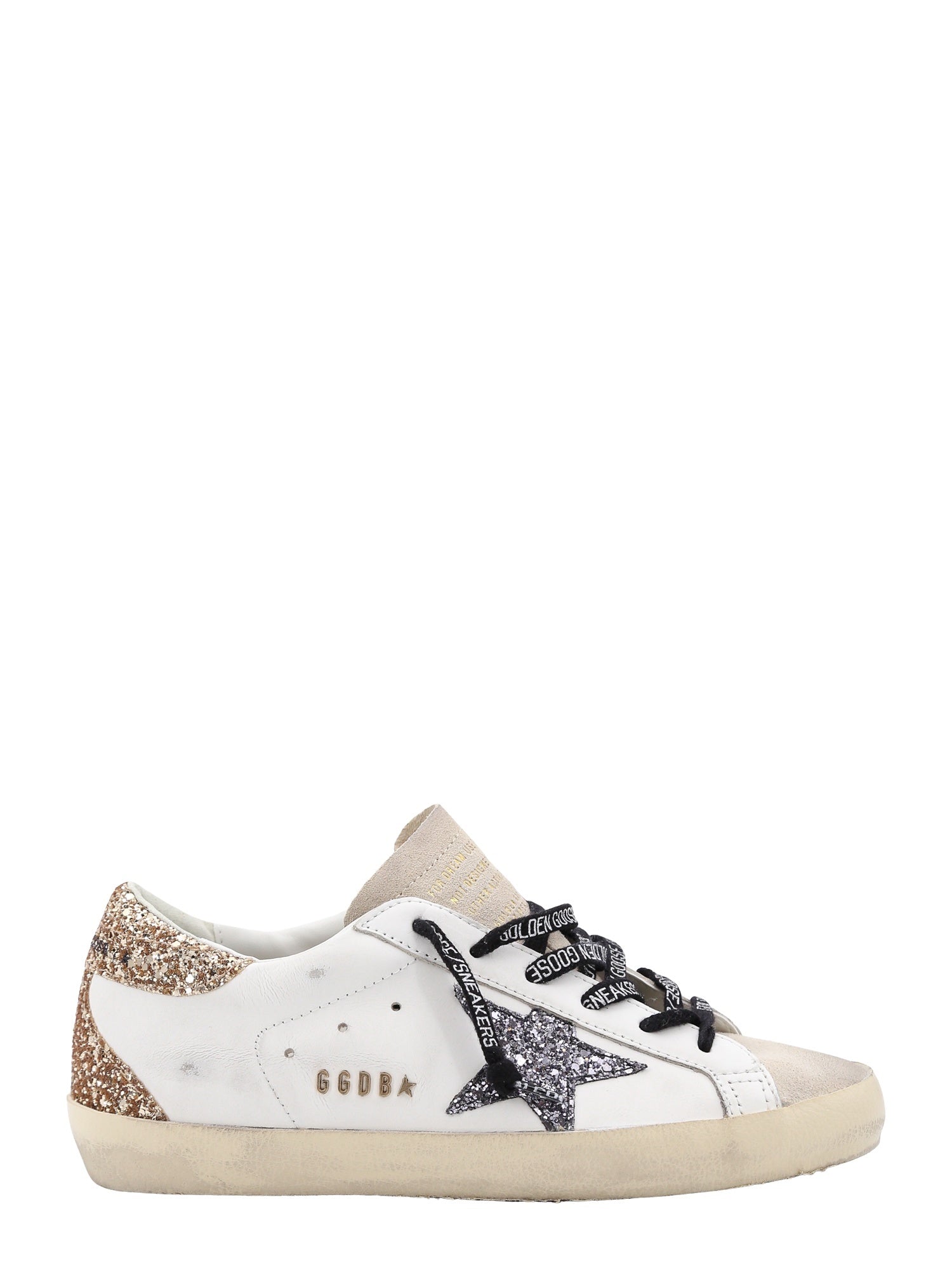 Golden Goose Sneakers Optic White Seedpearl Black Go Pelle