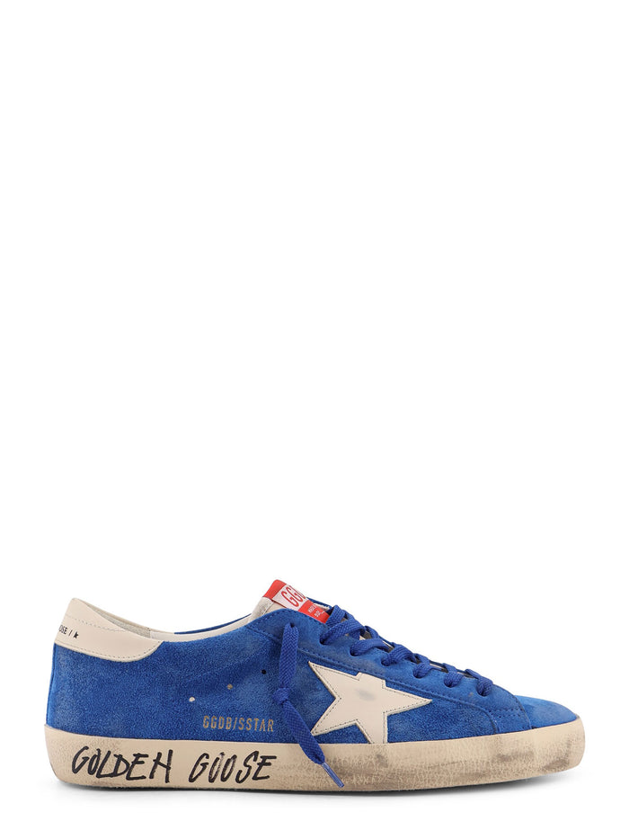 Golden Goose Dark Blue Beige White Pelle
