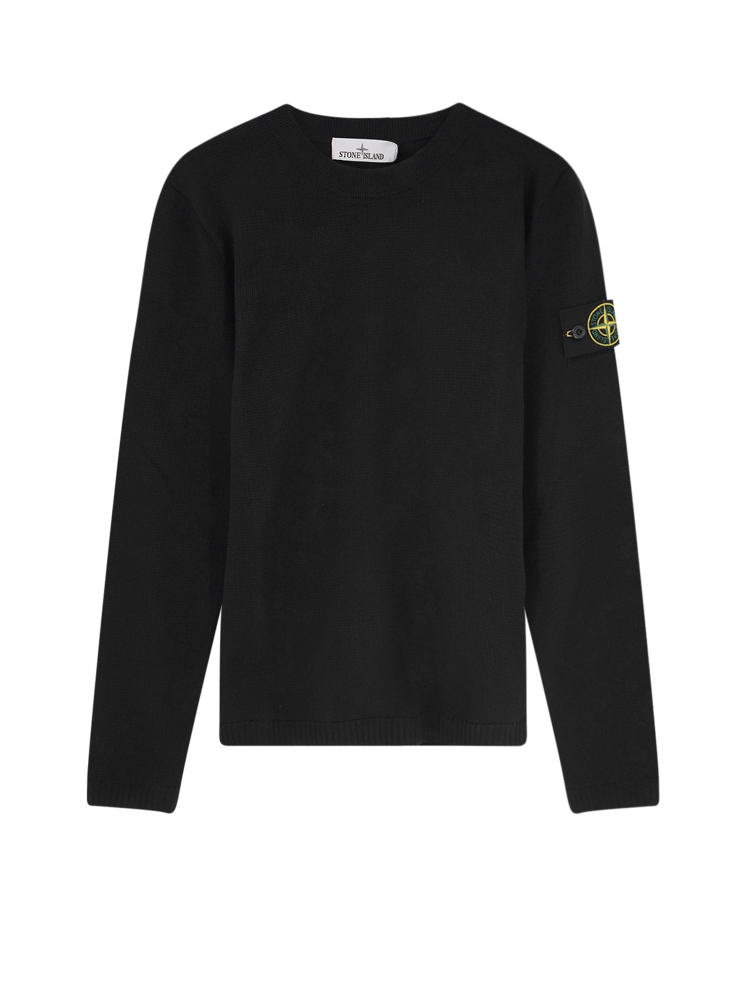 Stone Island Sweaters Black Cotone