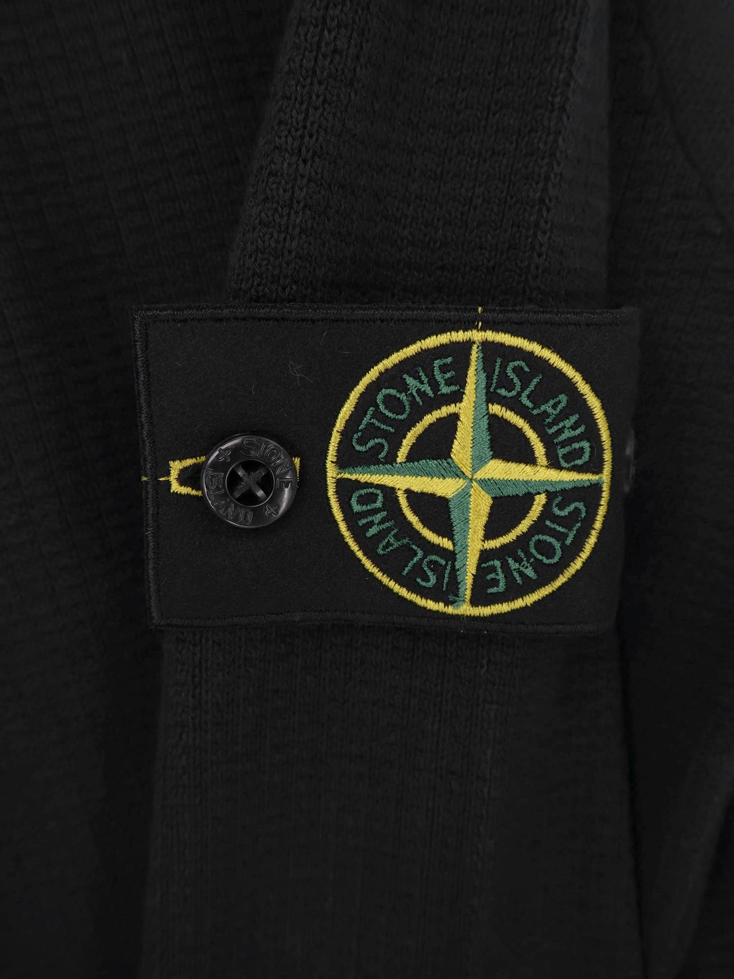 Stone Island Sweaters Black Cotone