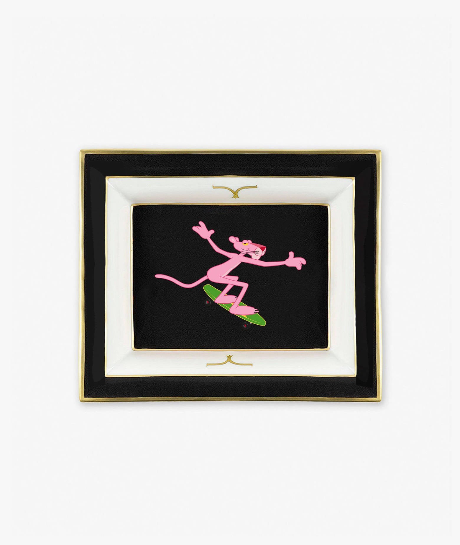 Pocket Emptier Pink Panther Skateboard Black