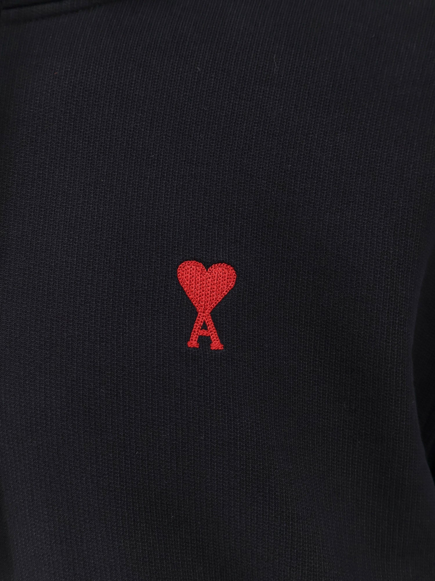 Ami Paris Sweaters Black Cotone
