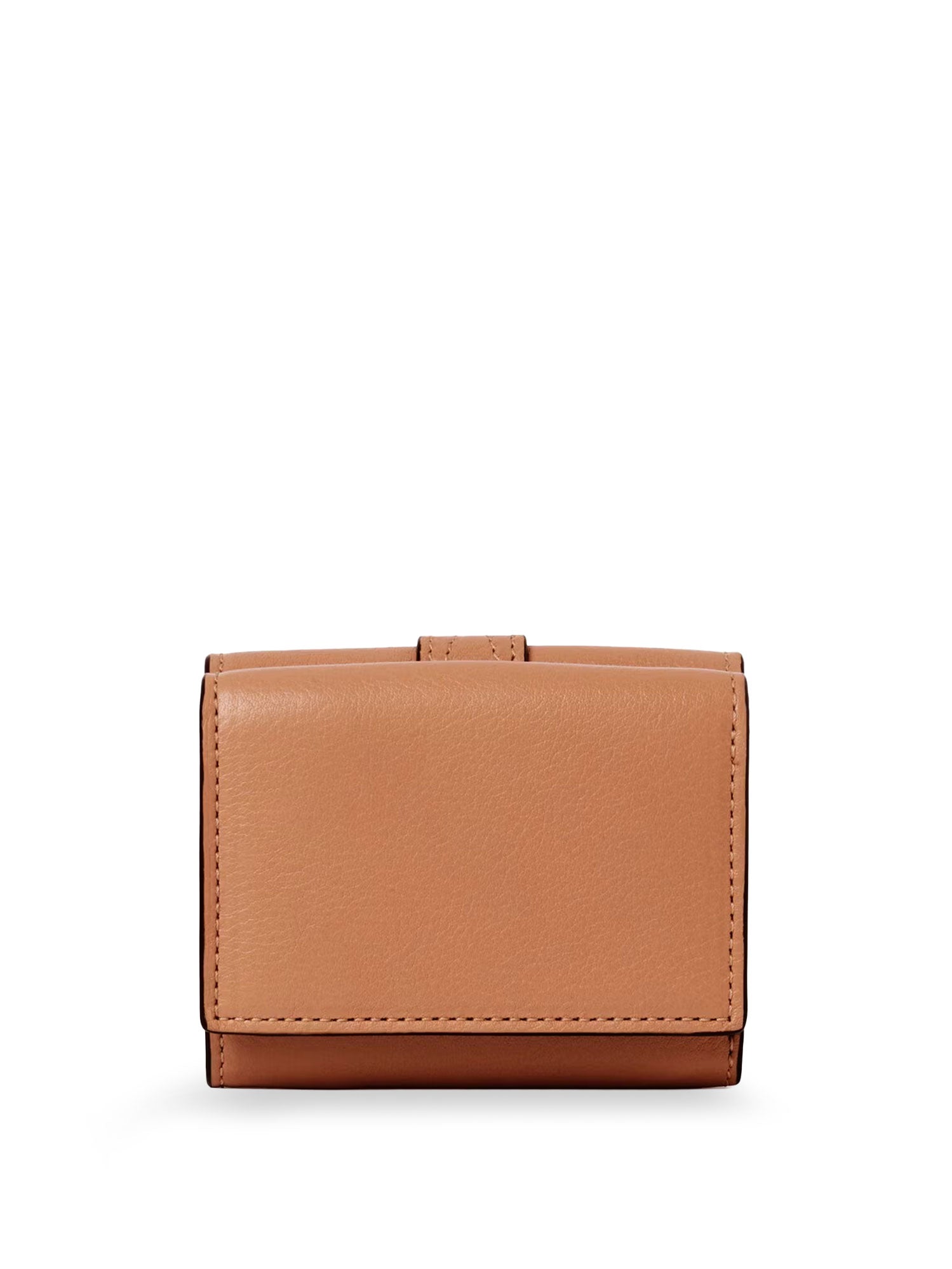 Chloè Wallets Mustang Brown Pelle