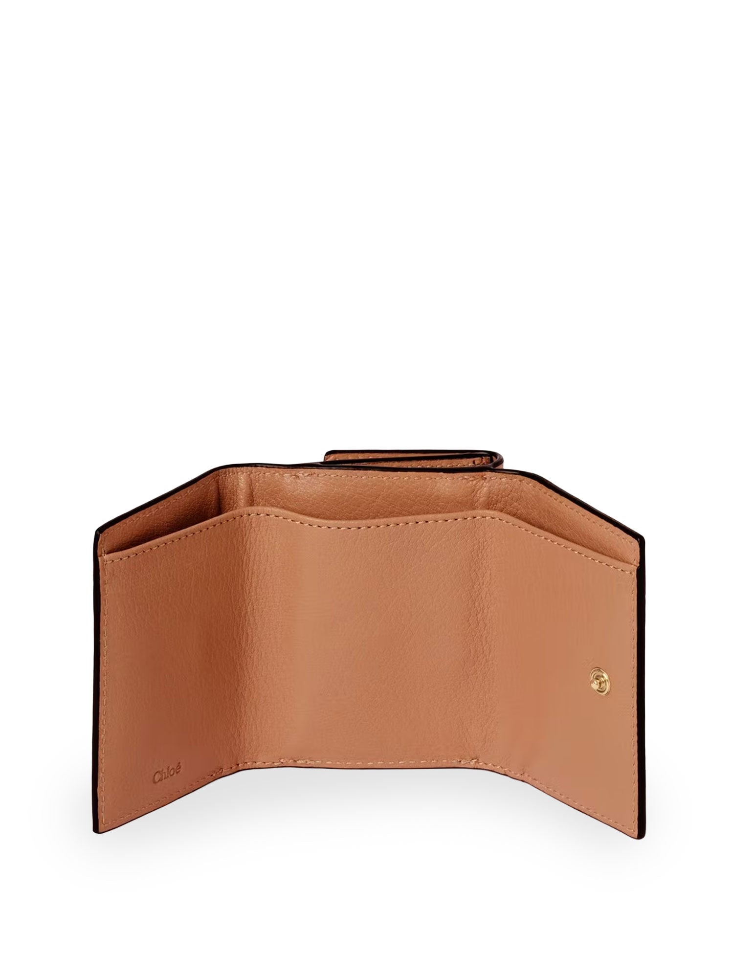 Chloè Wallets Mustang Brown Pelle