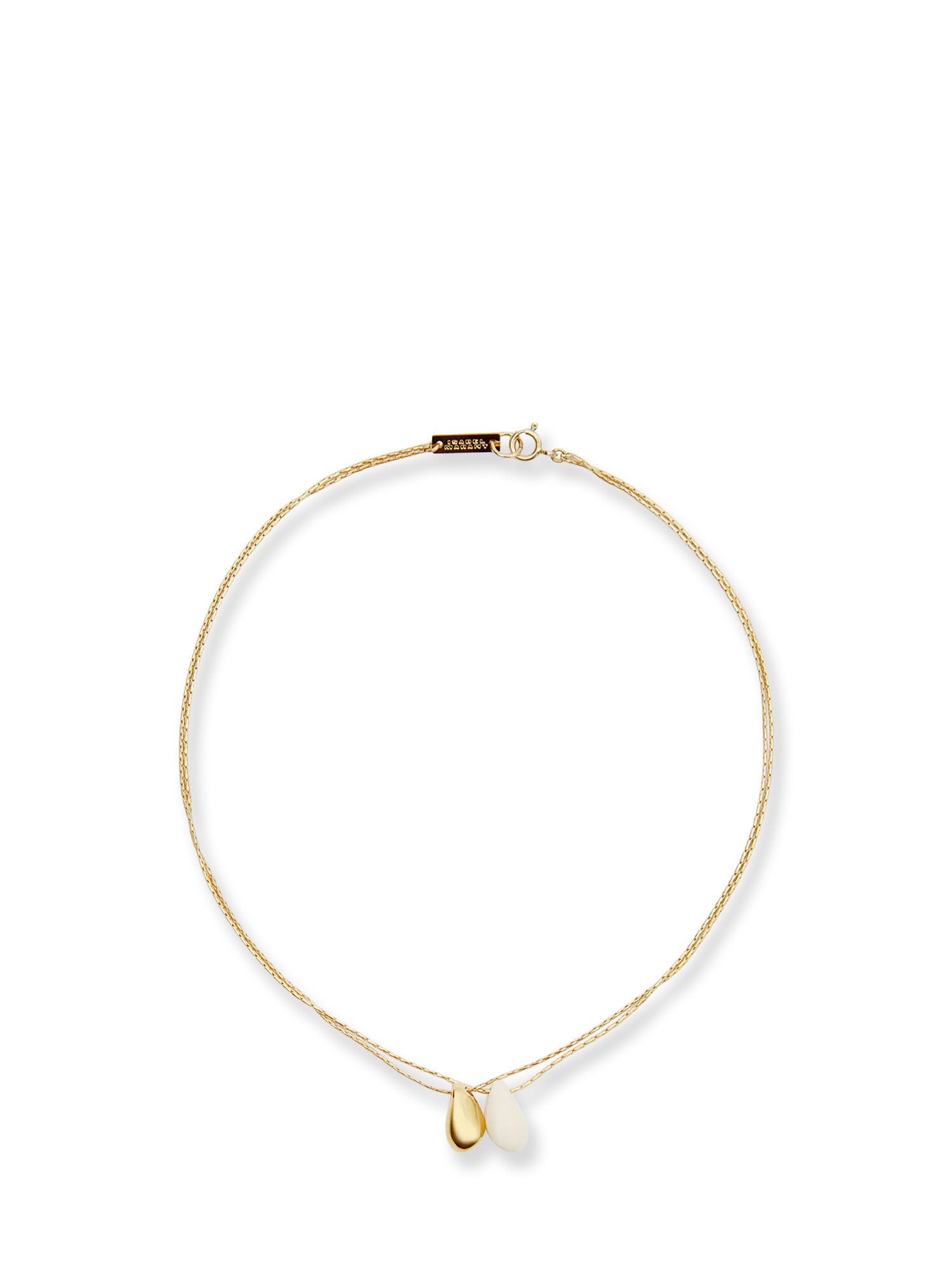 Isabel Marant Bijoux Beige Ottone/pietre