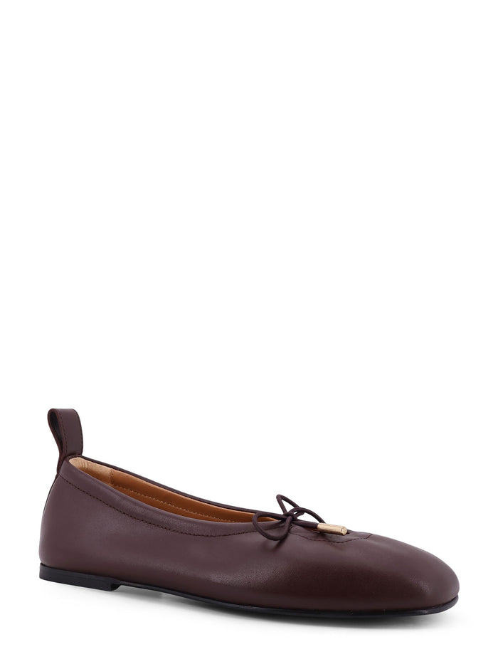 Alohas Flat Shoes Brown Pelle