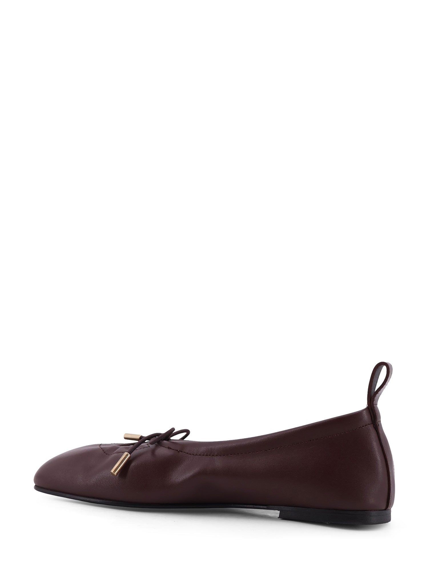Alohas Flat Shoes Brown Pelle