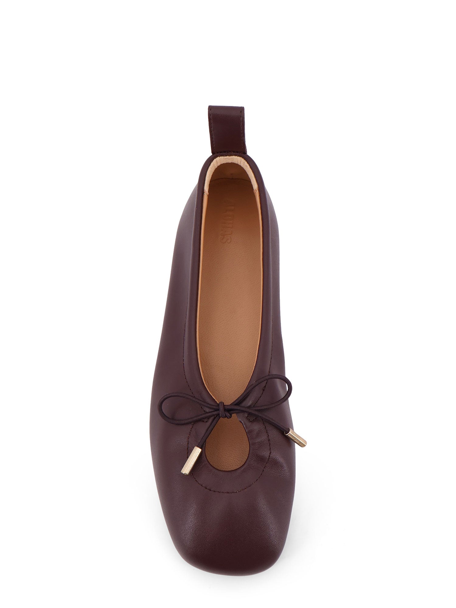 Alohas Flat Shoes Brown Pelle