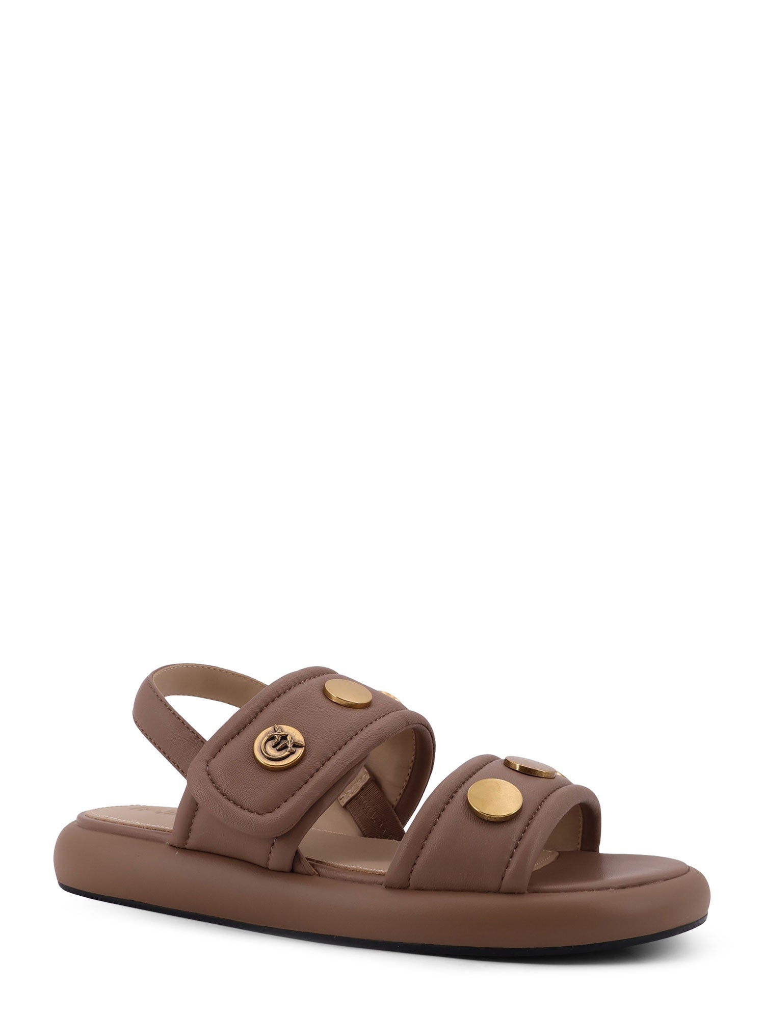 Pinko Sandals Beige Pelle
