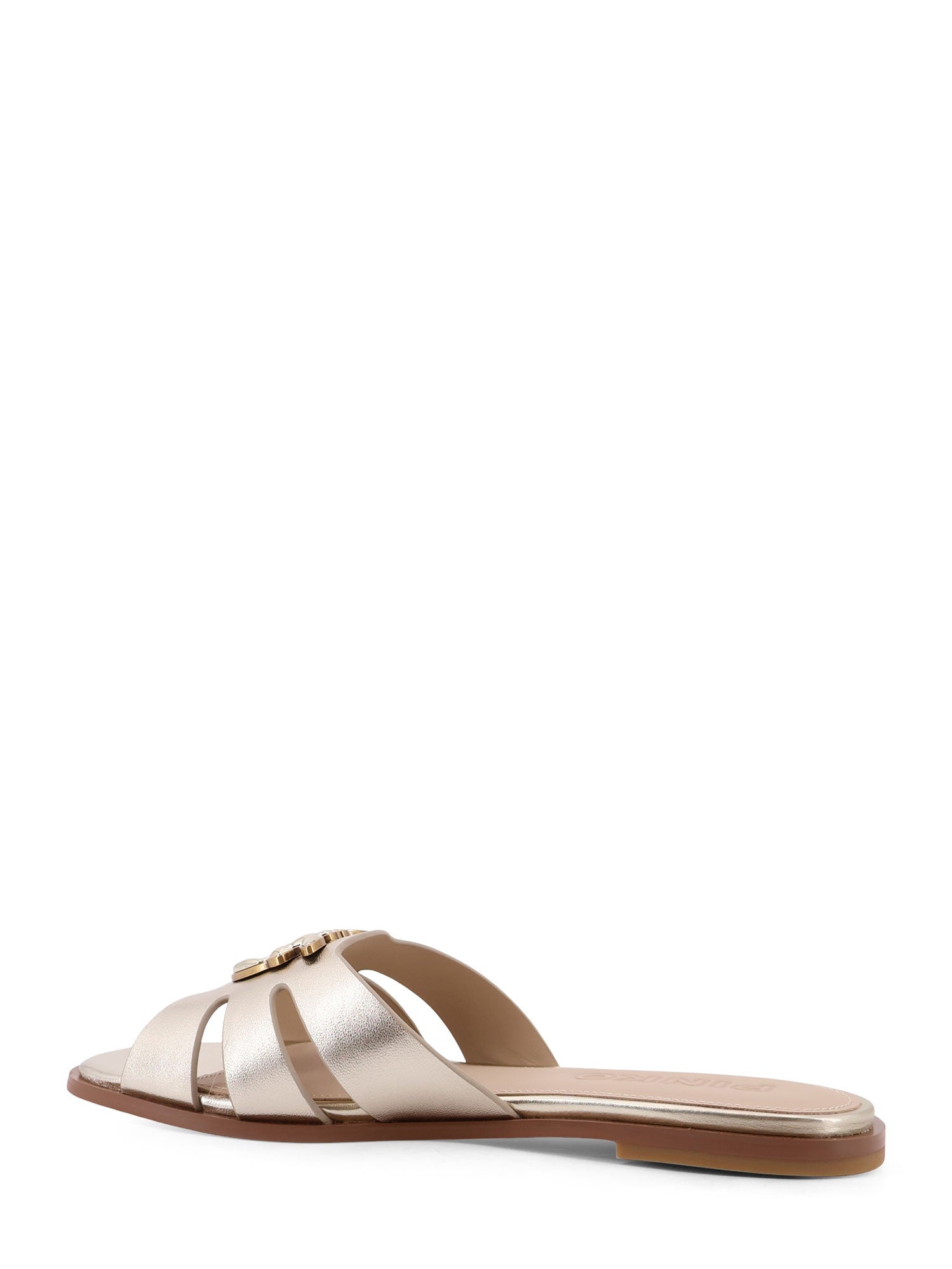 Pinko Sandals Silver Pelle