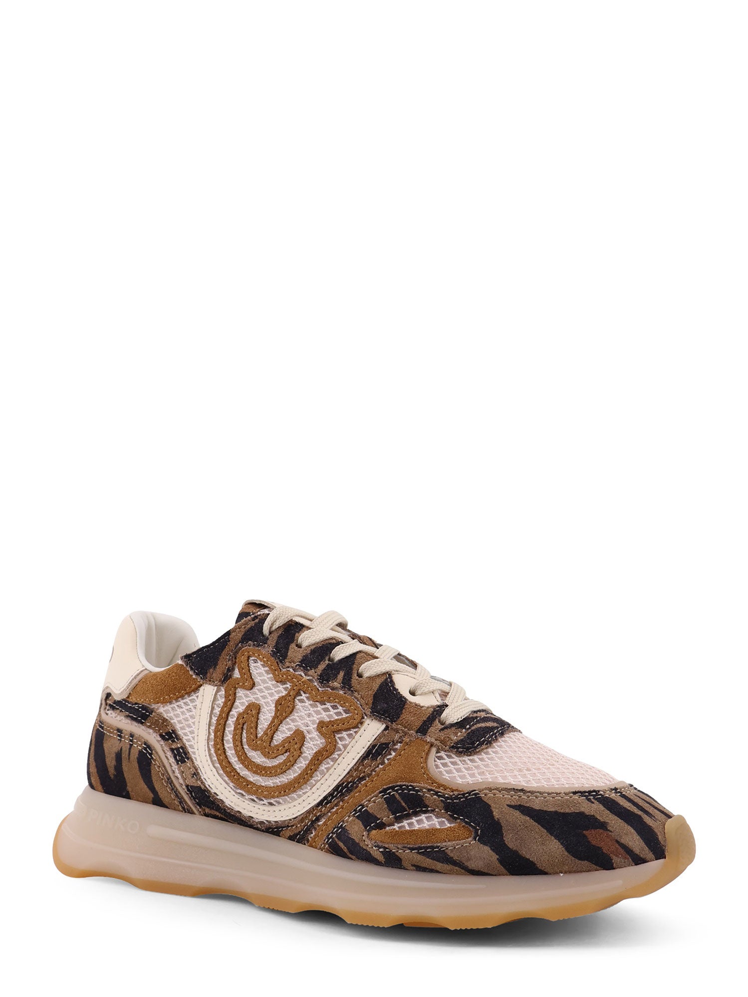 Pinko Sneakers Beige Suede