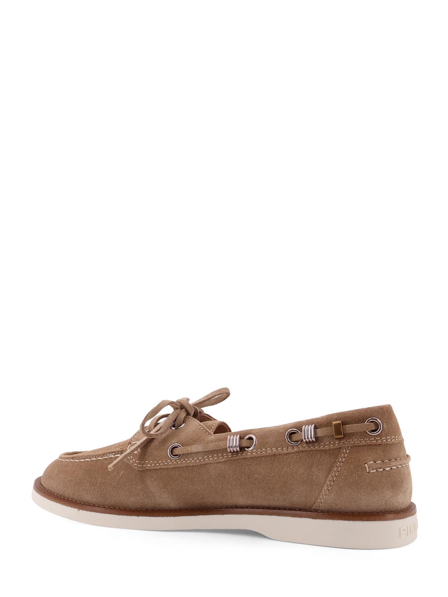 Pinko Flat shoes Beige Suede