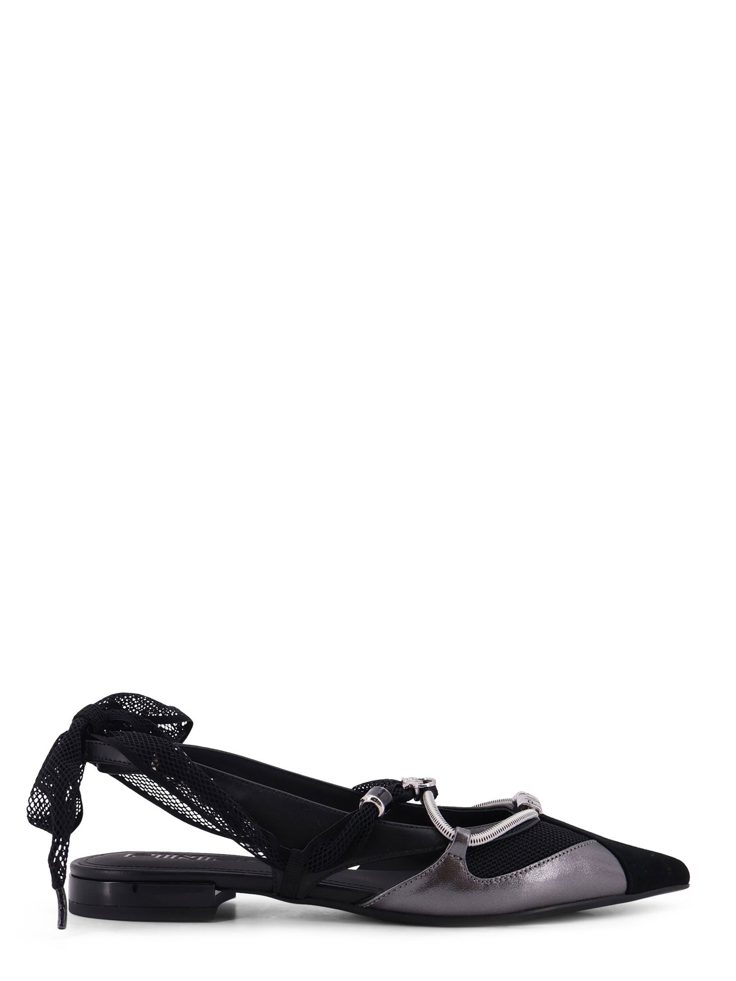 Pinko Flat shoes Black Pelle