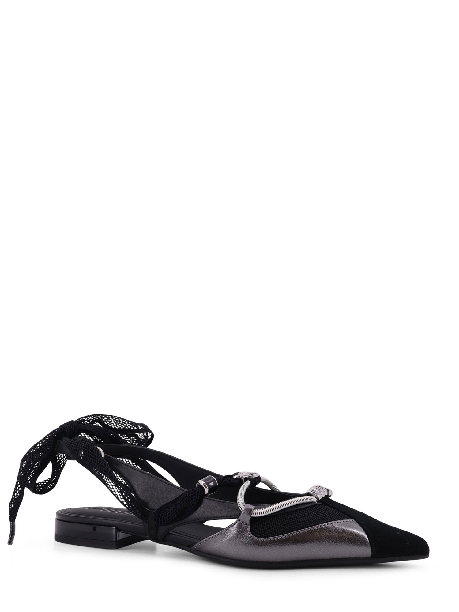 Pinko Flat shoes Black Pelle