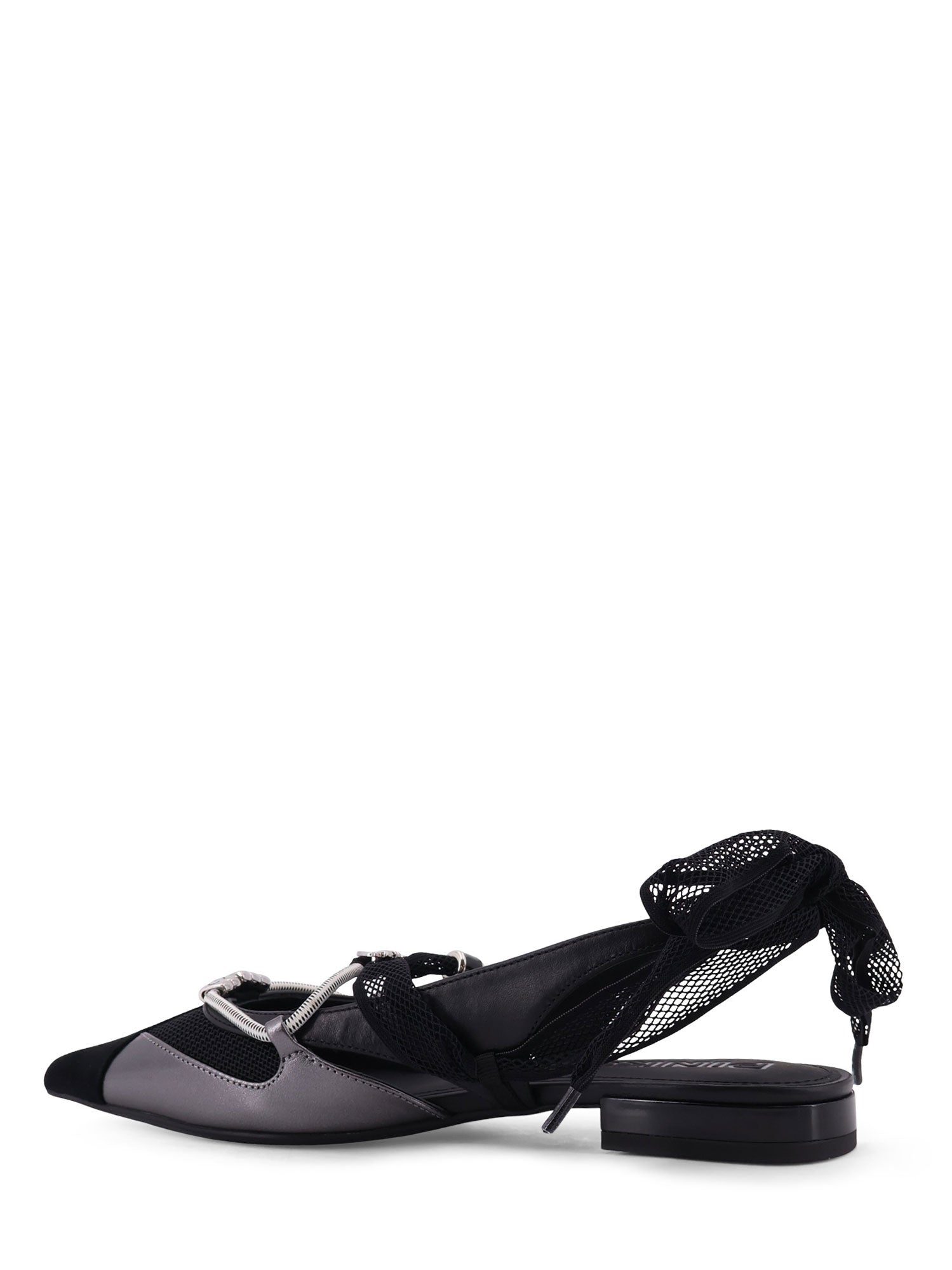 Pinko Flat shoes Black Pelle