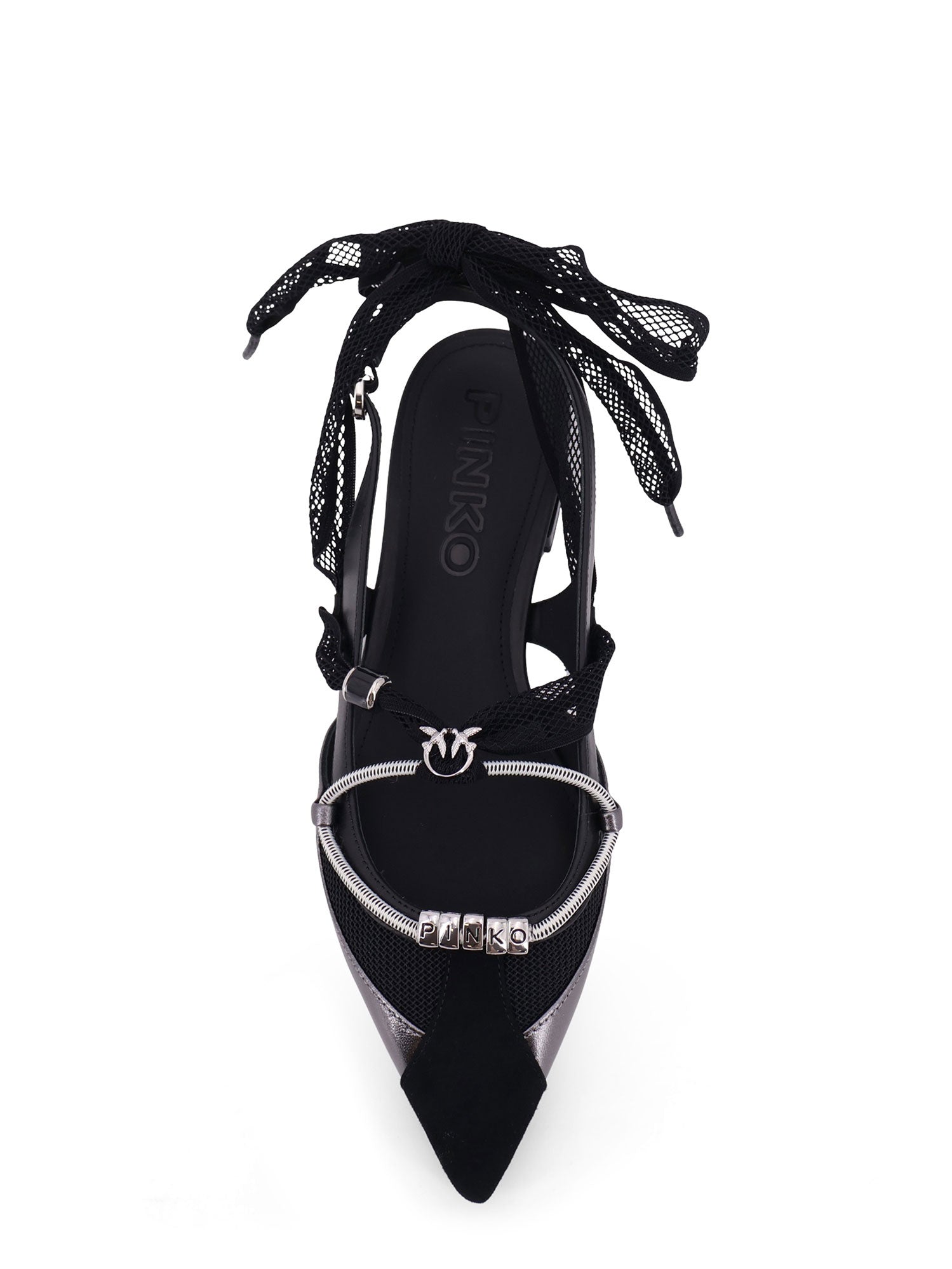 Pinko Flat shoes Black Pelle