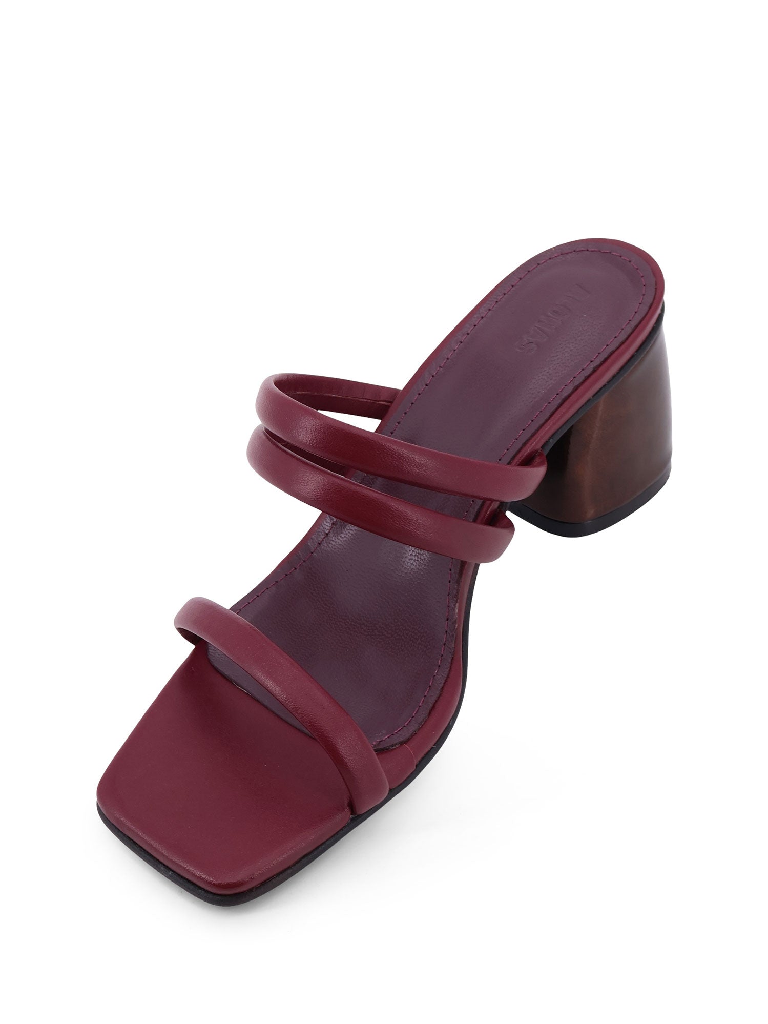 ALOHAS Sandals Purple Pelle
