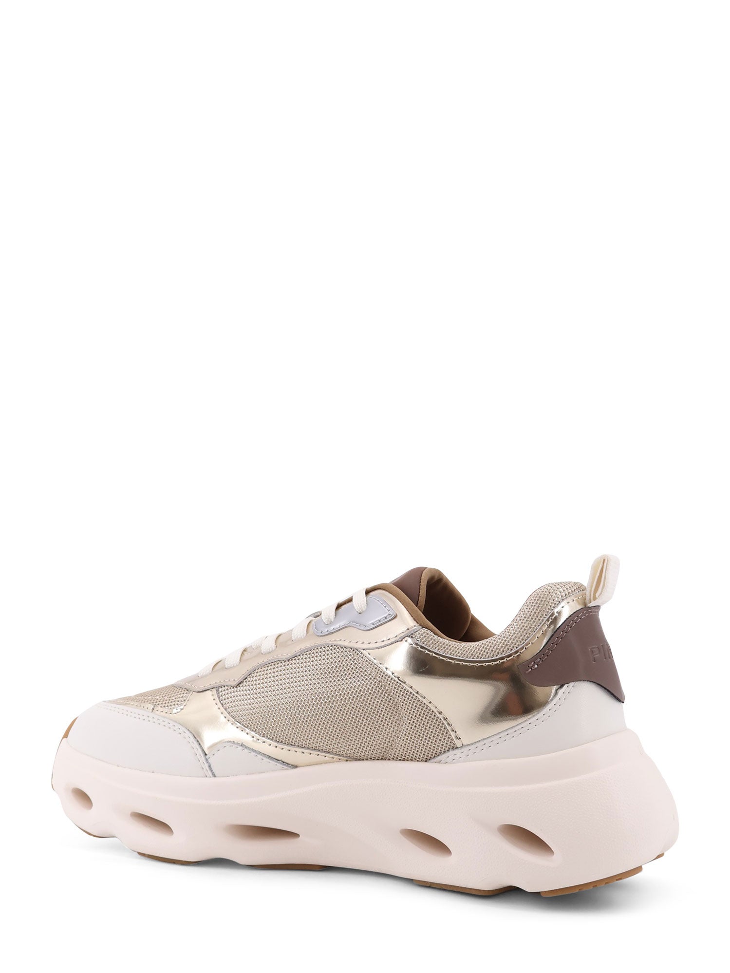 Pinko Sneakers Beige Pelle/nylon