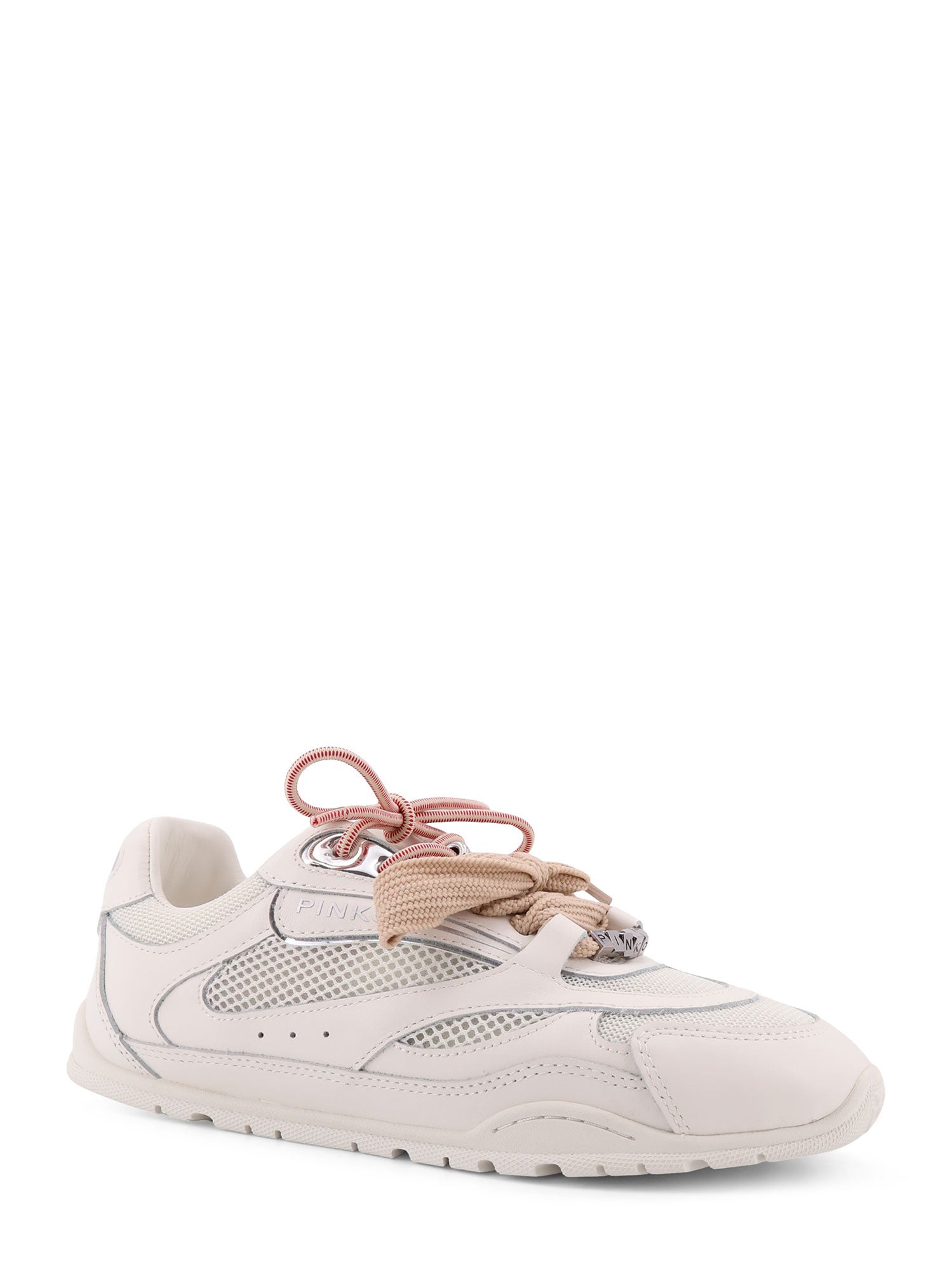 Pinko Sneakers White Mesh/pelle