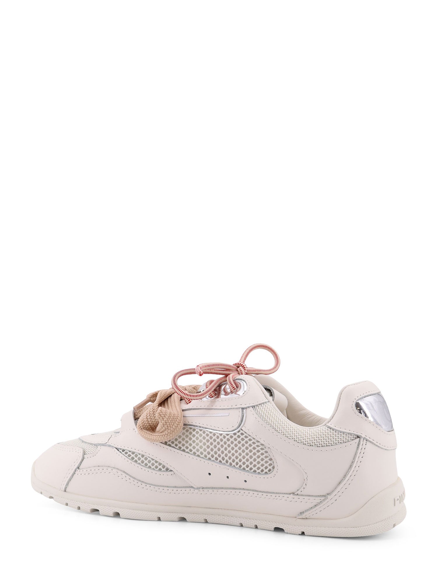 Pinko Sneakers White Mesh/pelle