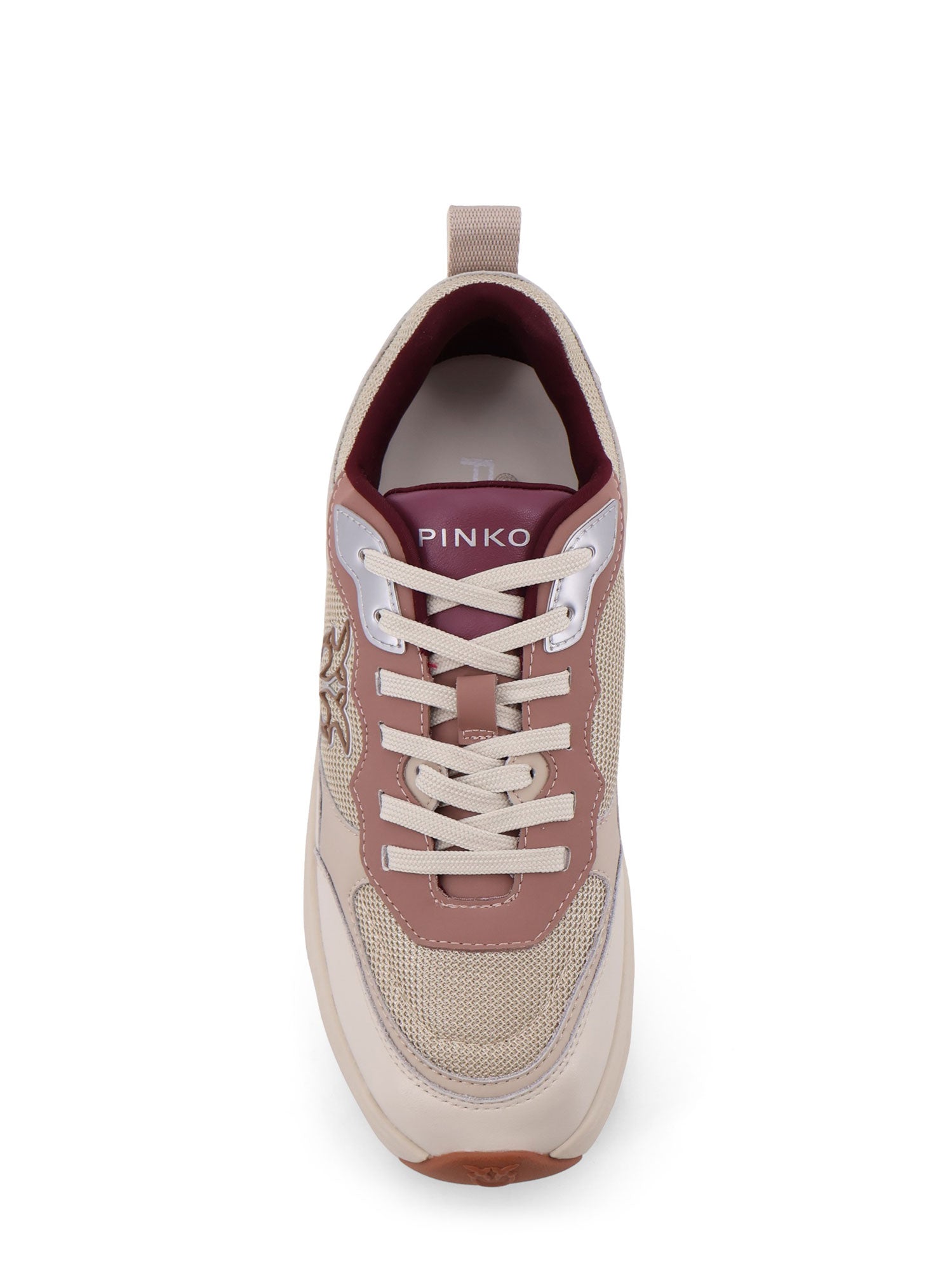 Pinko Sneakers Pink Nylon/pelle