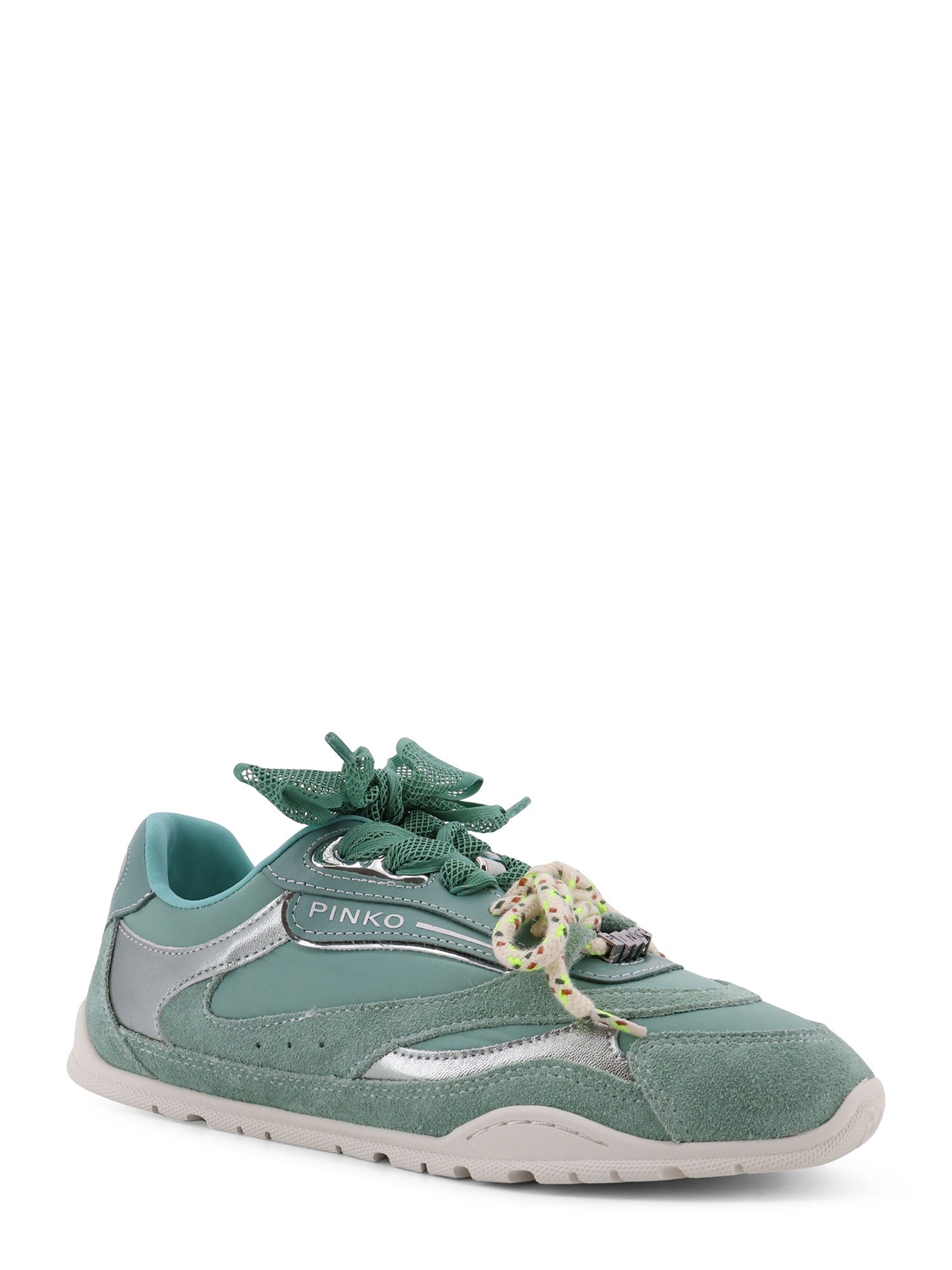Pinko Sneakers Light Blue Pelle/nylon