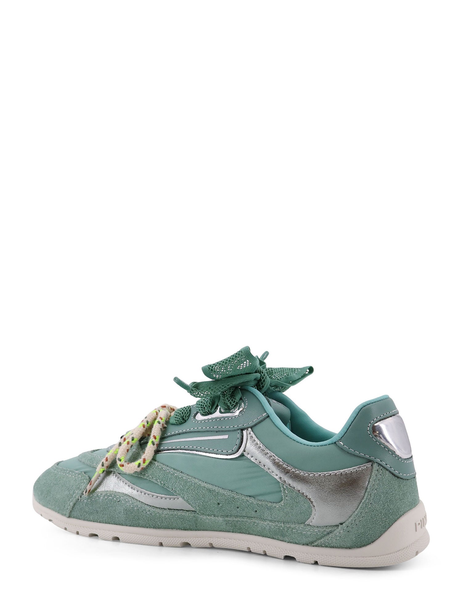 Pinko Sneakers Light Blue Pelle/nylon