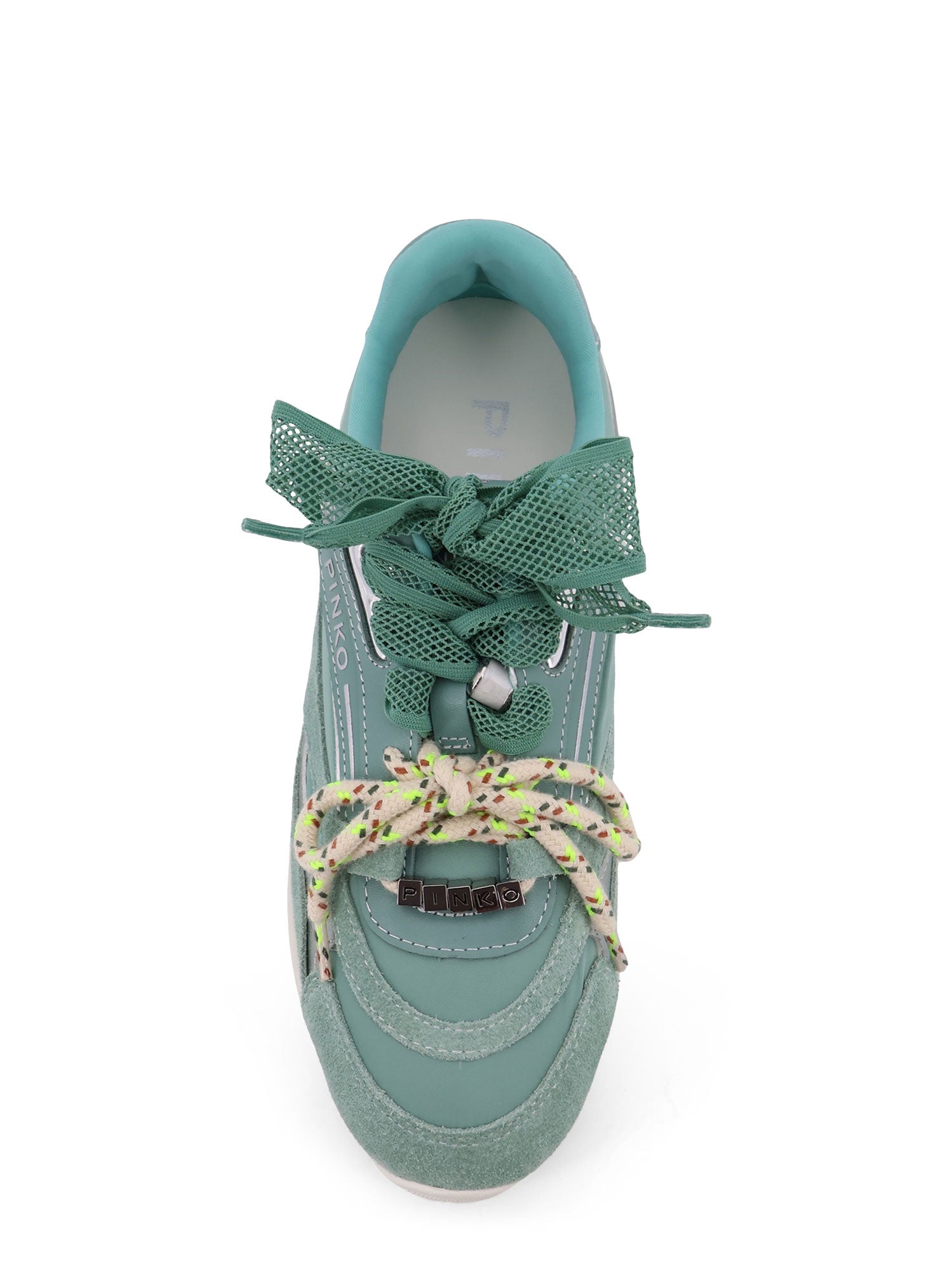 Pinko Sneakers Light Blue Pelle/nylon