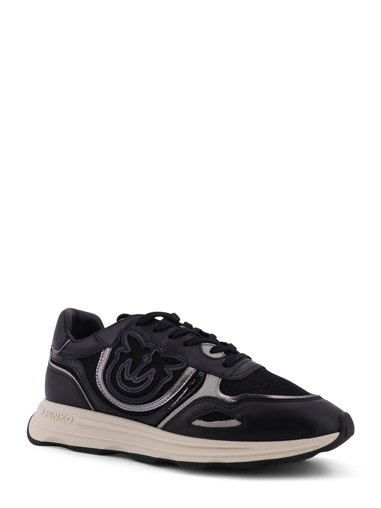 Pinko Sneakers Black Pelle/mesh