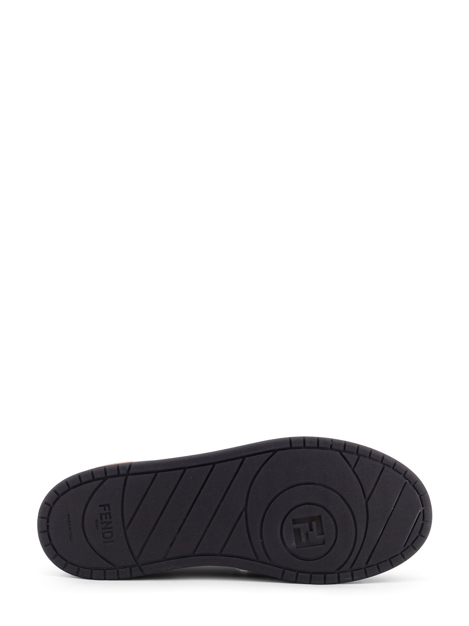 Fendi Sneakers Nero+tabacc.nero+ice Suede/tessuto Ff